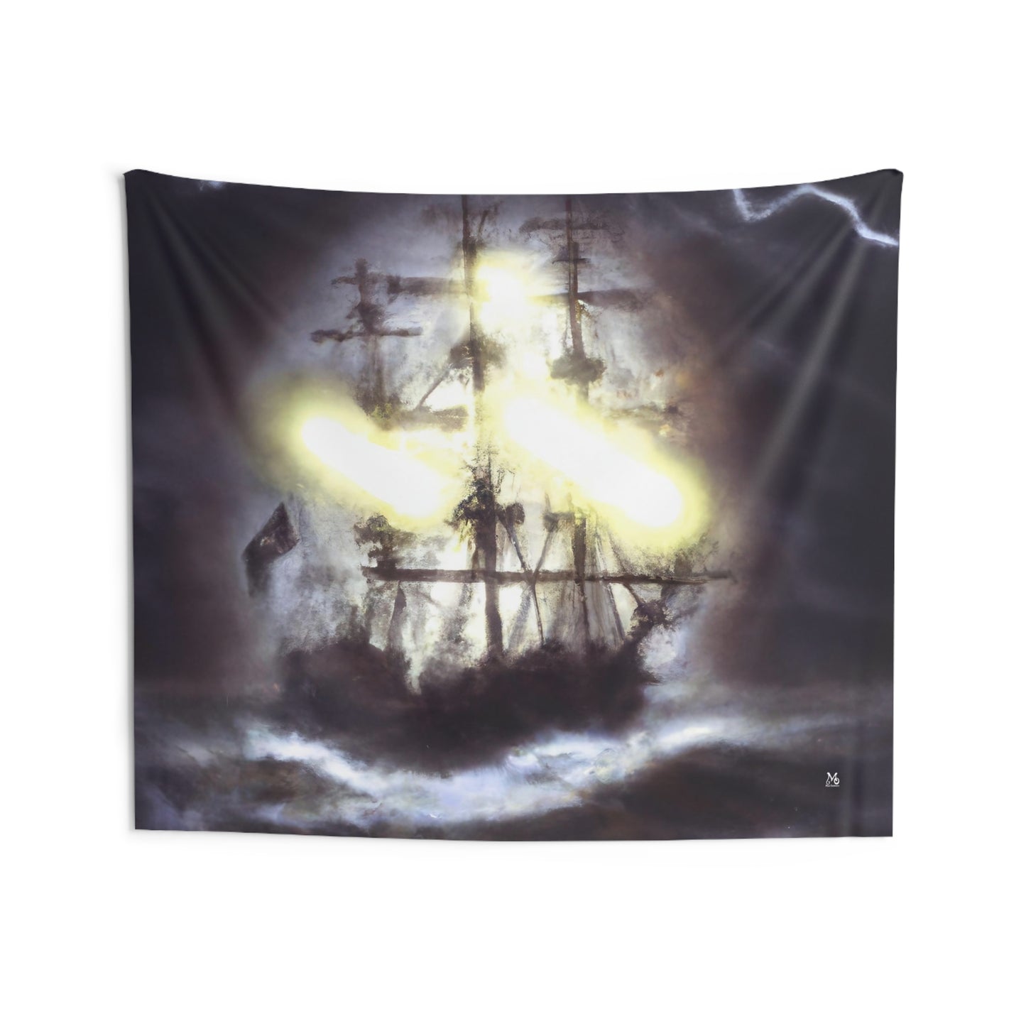 Ghostly Galleon - Halloween Tapestry