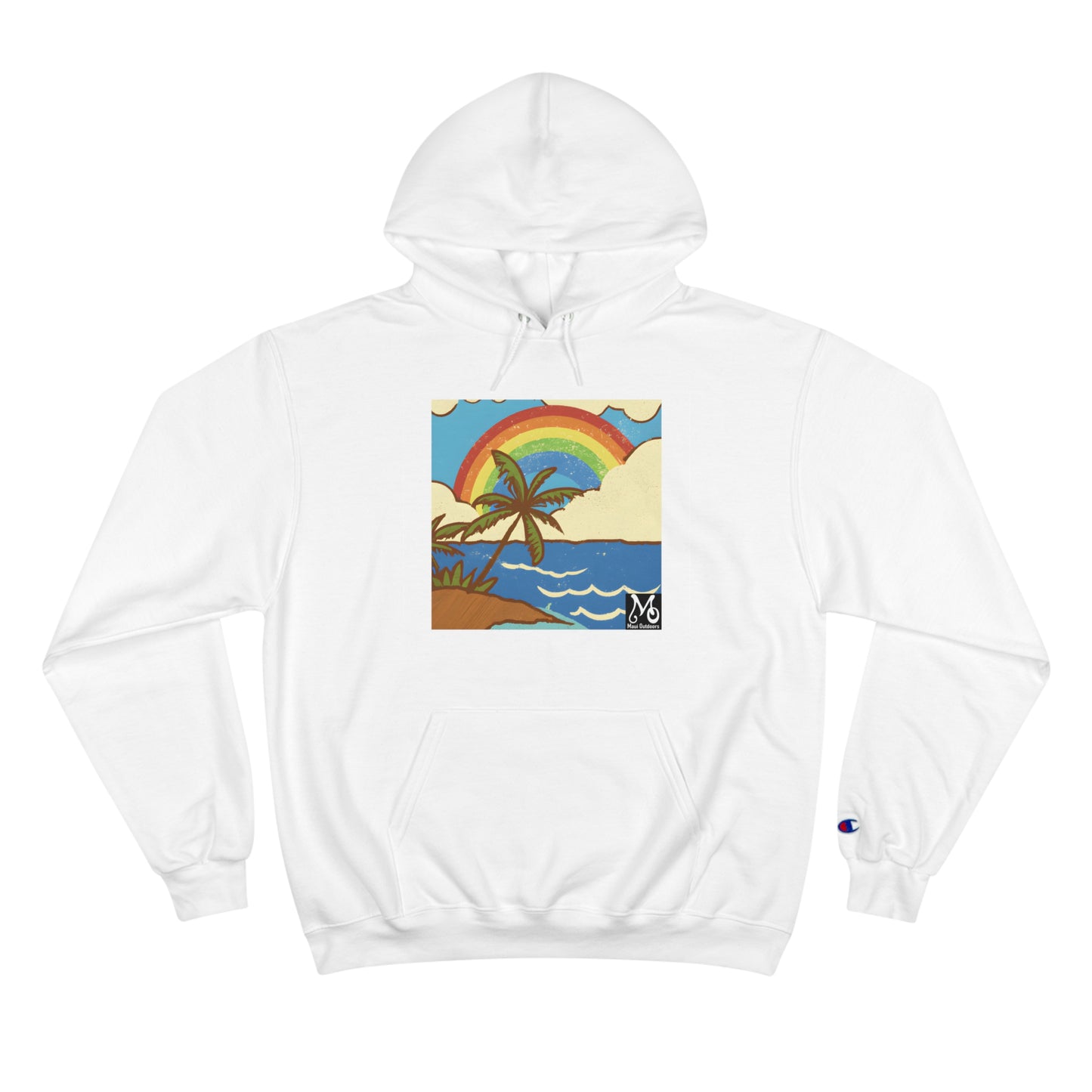 Rainbow Vista Island IV - Champion Hoodie