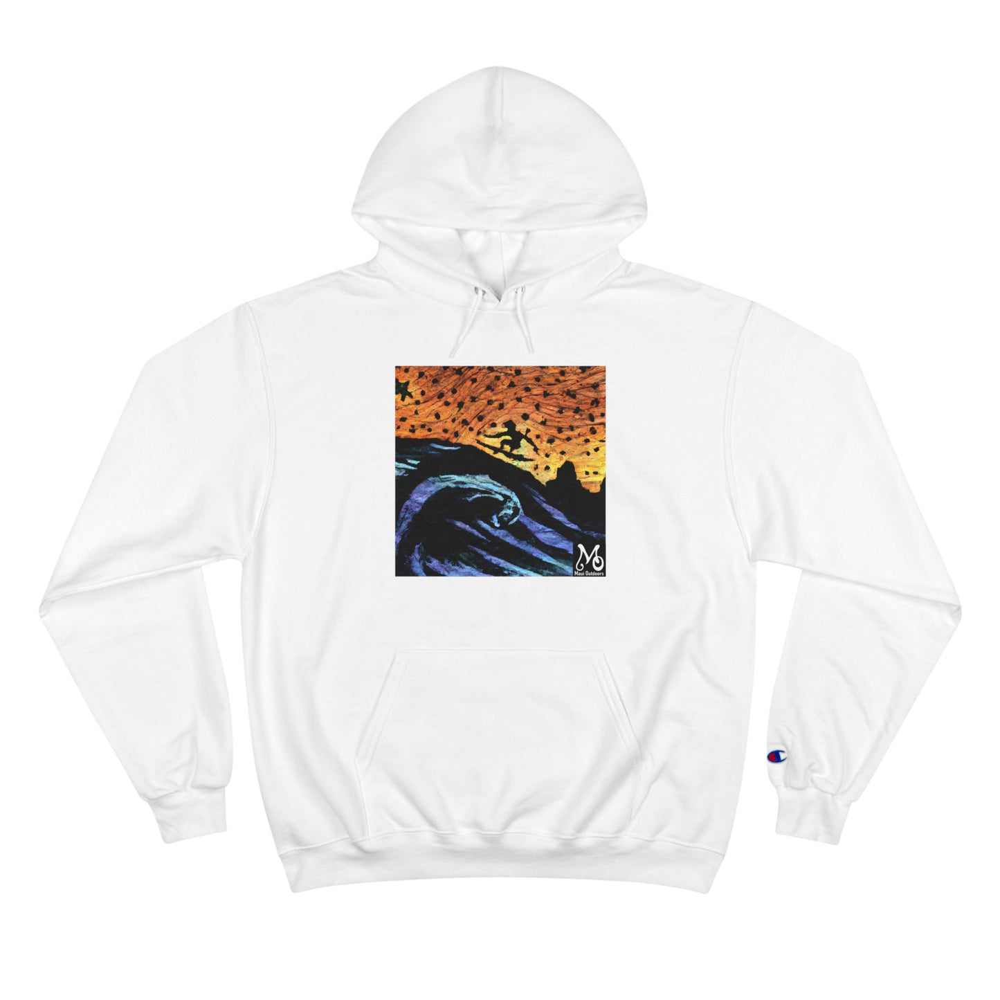 A Surfer's Eternal Flight - Champion Hoodie