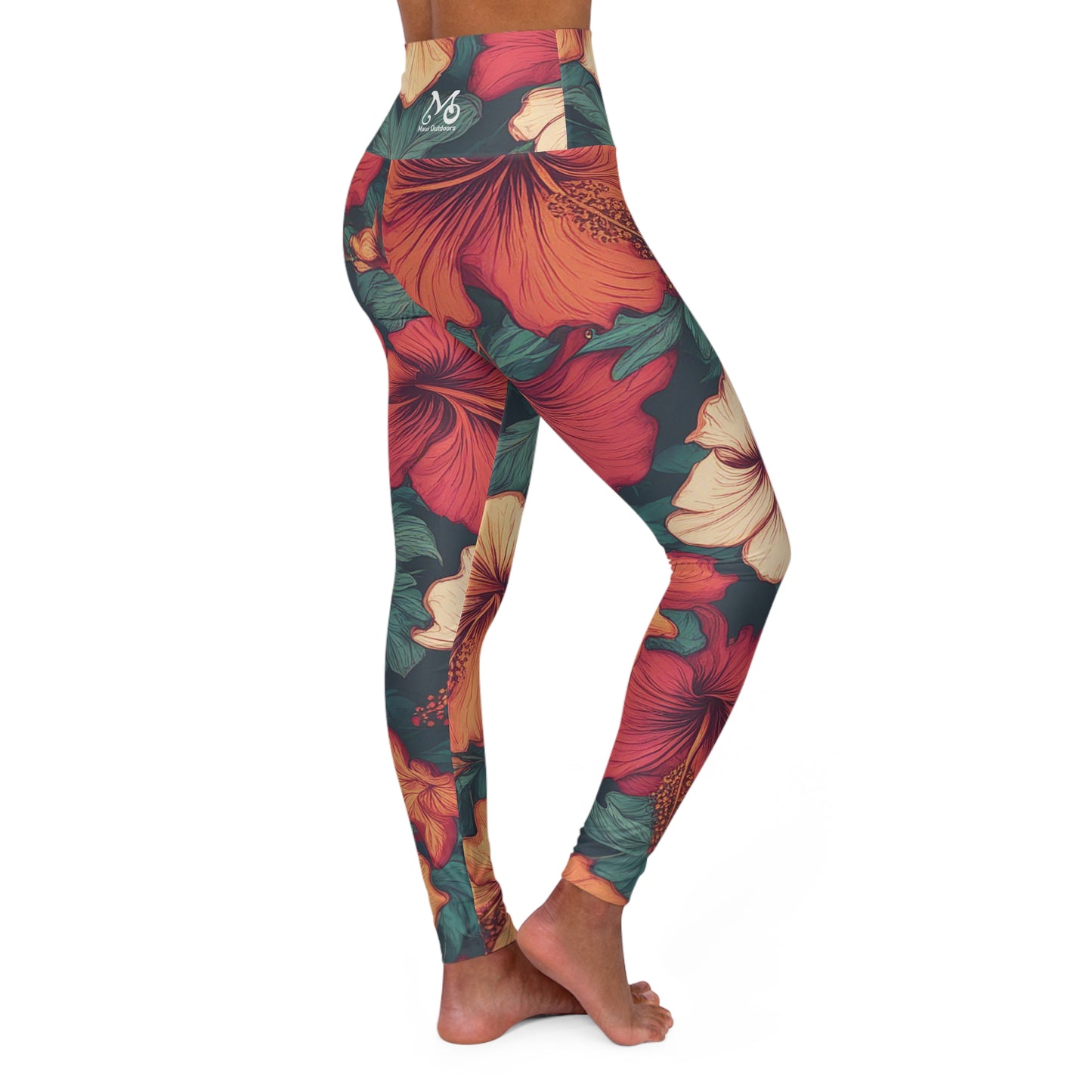 Hibuscus Flower - Yoga Pants