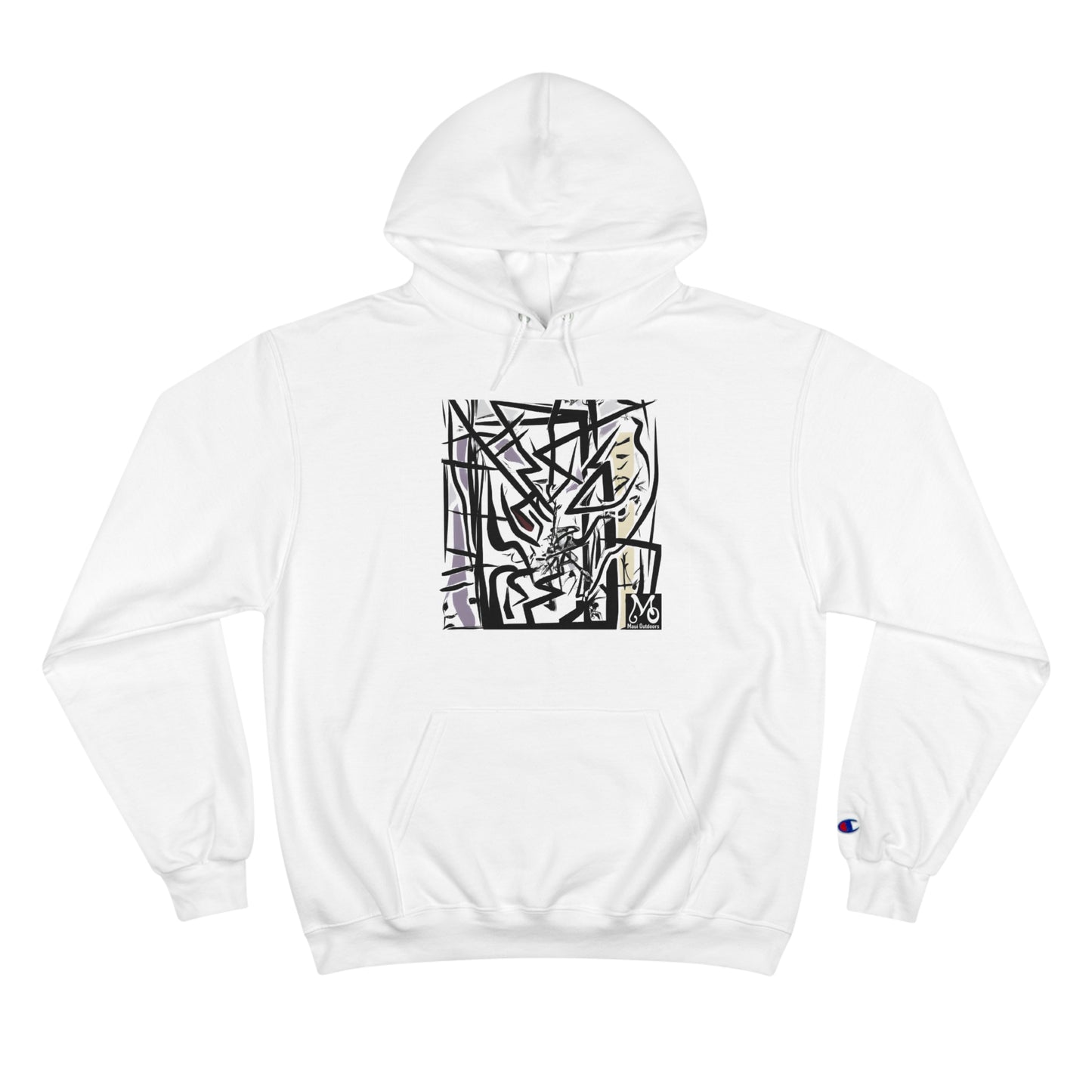 Geometric Aura - Champion Hoodie