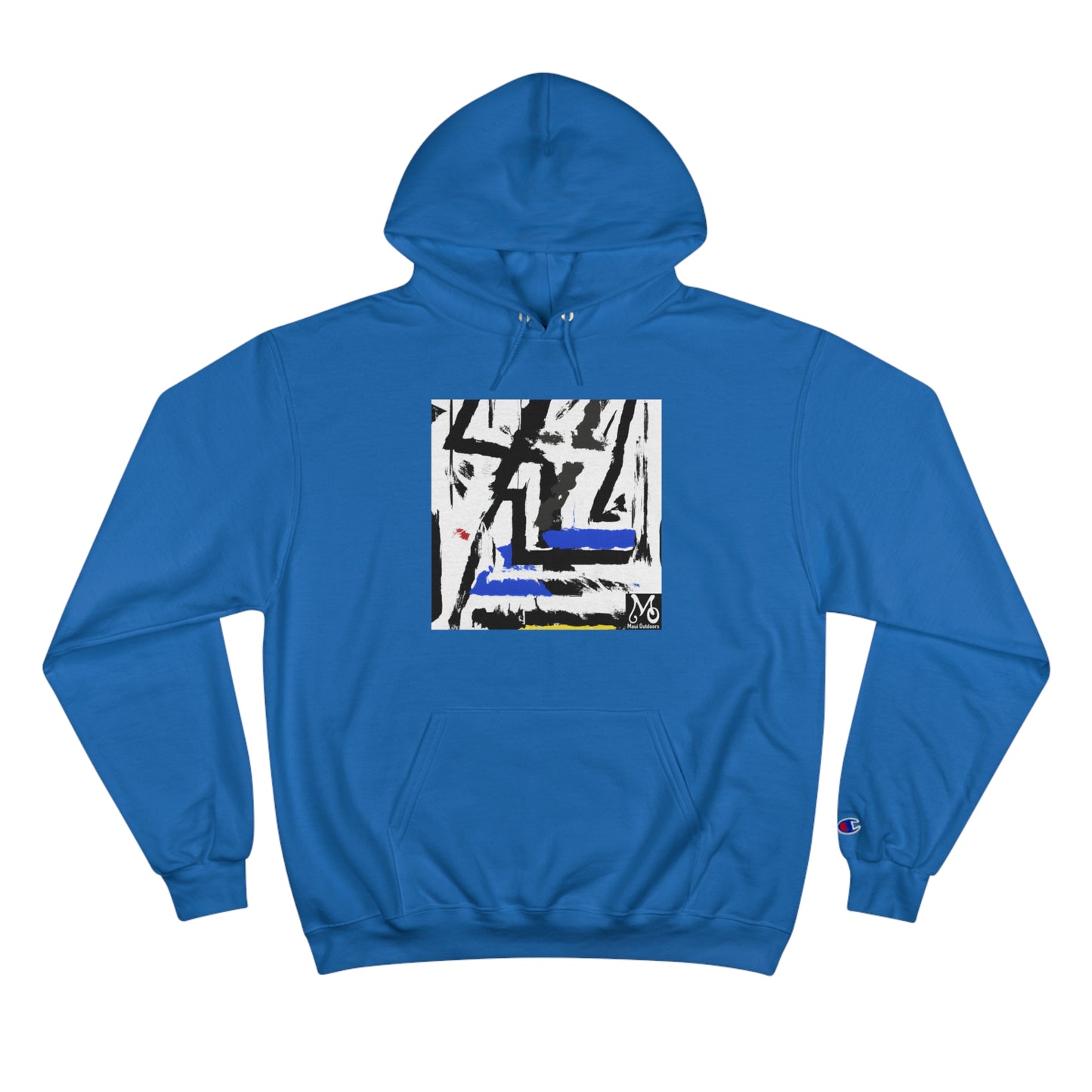 Intersecting Chromatic Clouds - Champion Hoodie