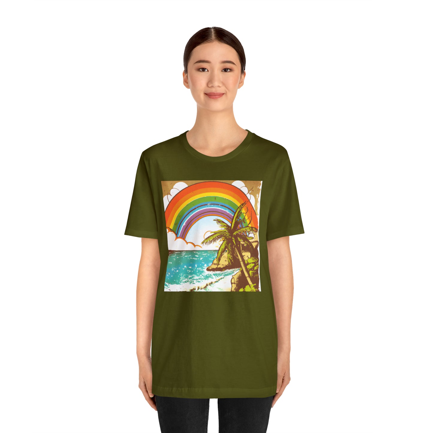 Rainbow Glimmer Island - T-shirt