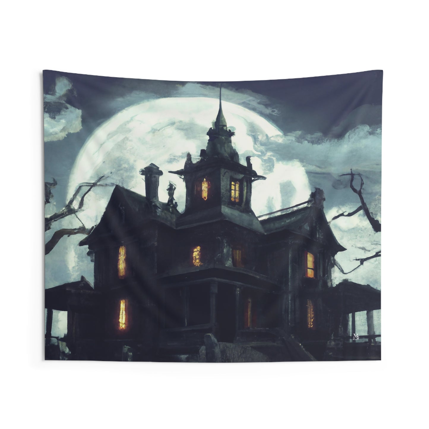 Grimm Manor - Halloween Tapestry