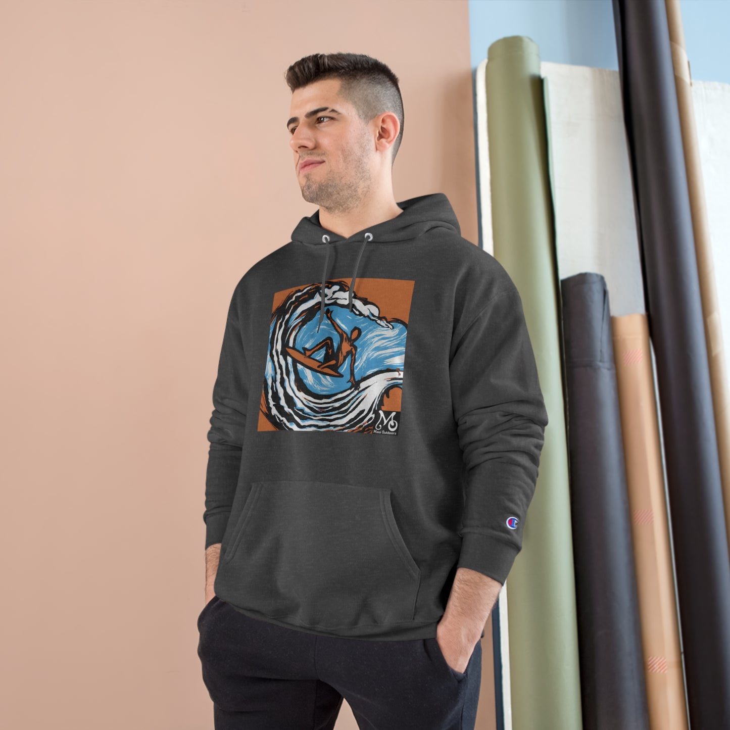 Aerial Surfer I - Champion Hoodie