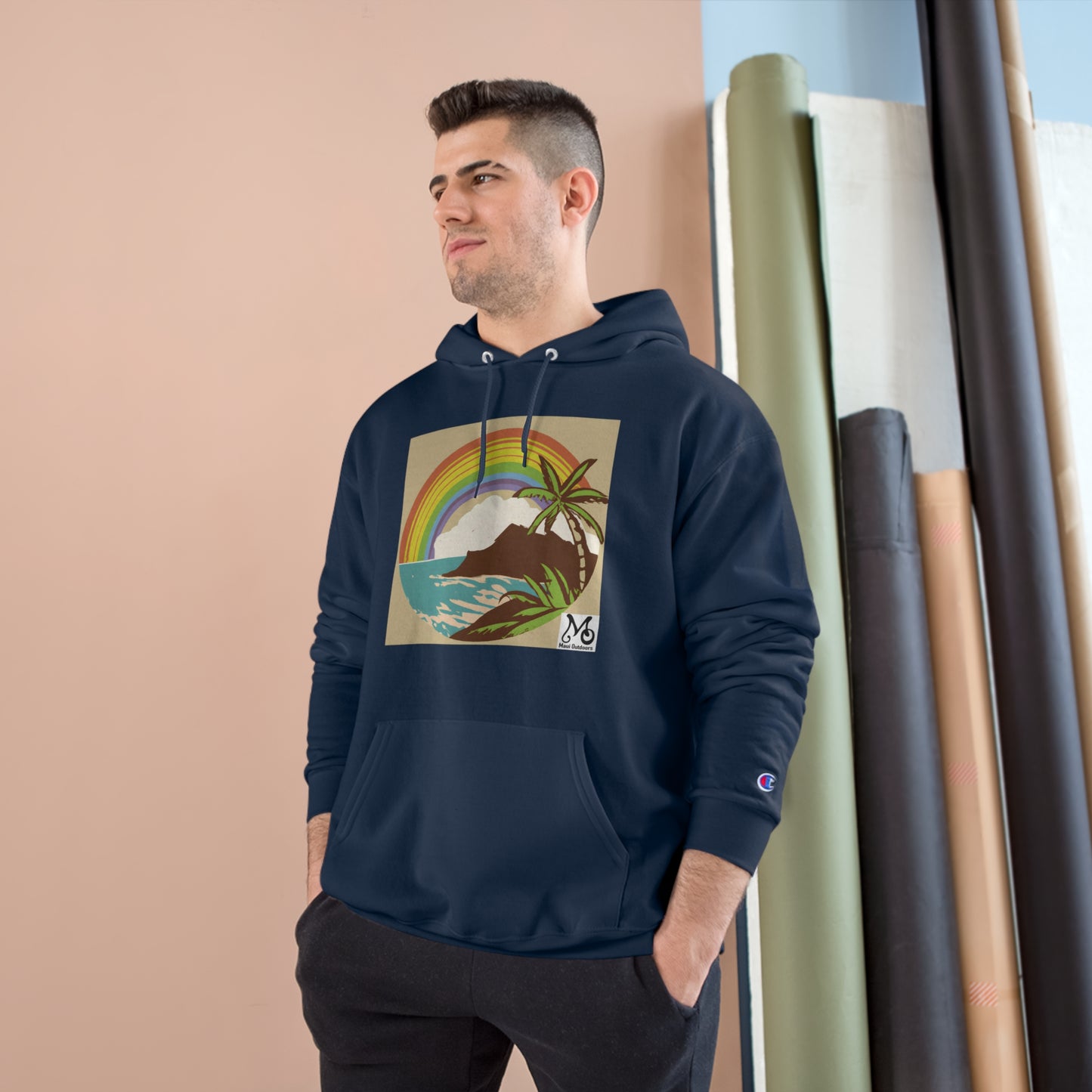 Rainbow Haven - Champion Hoodie