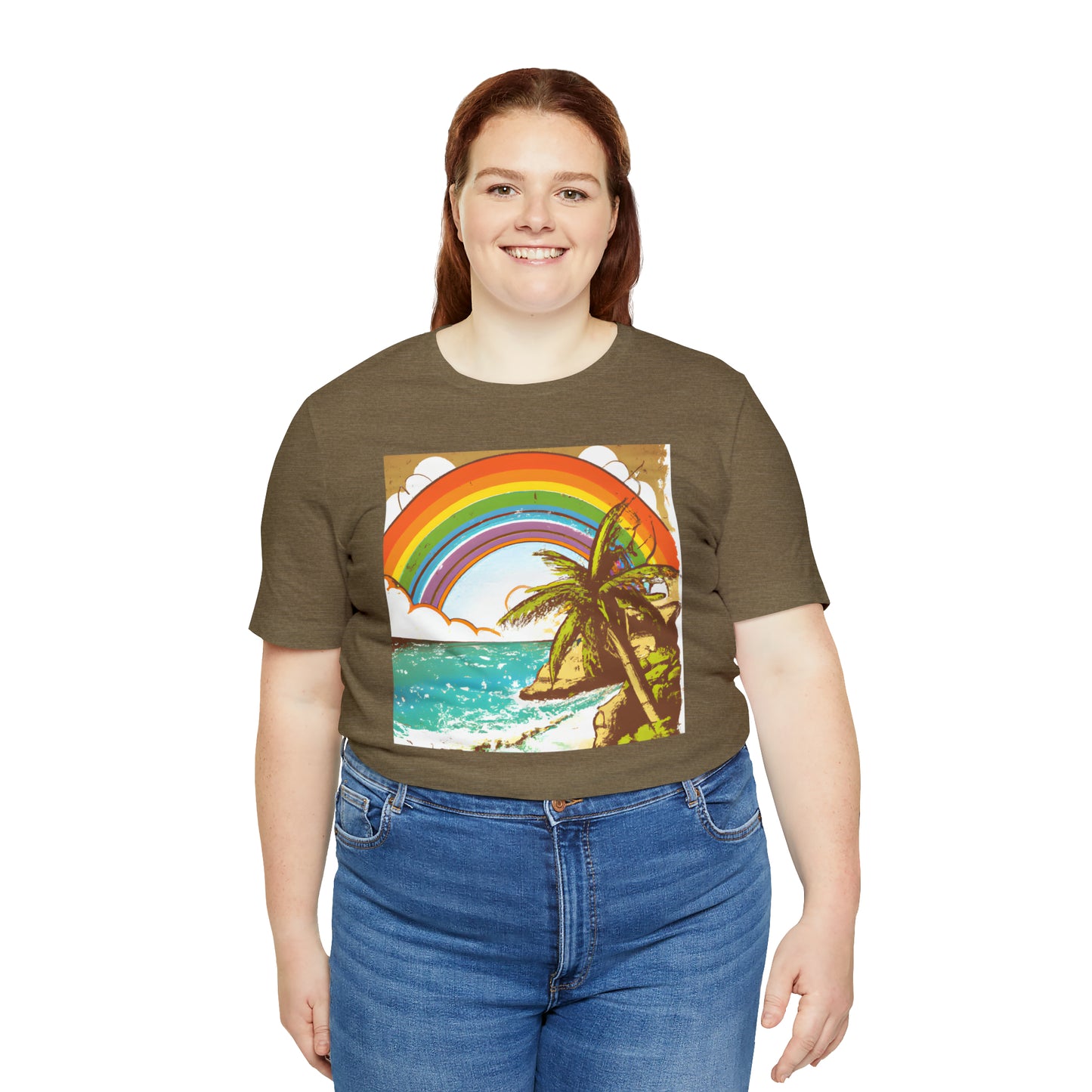 Rainbow Glimmer Island - T-shirt