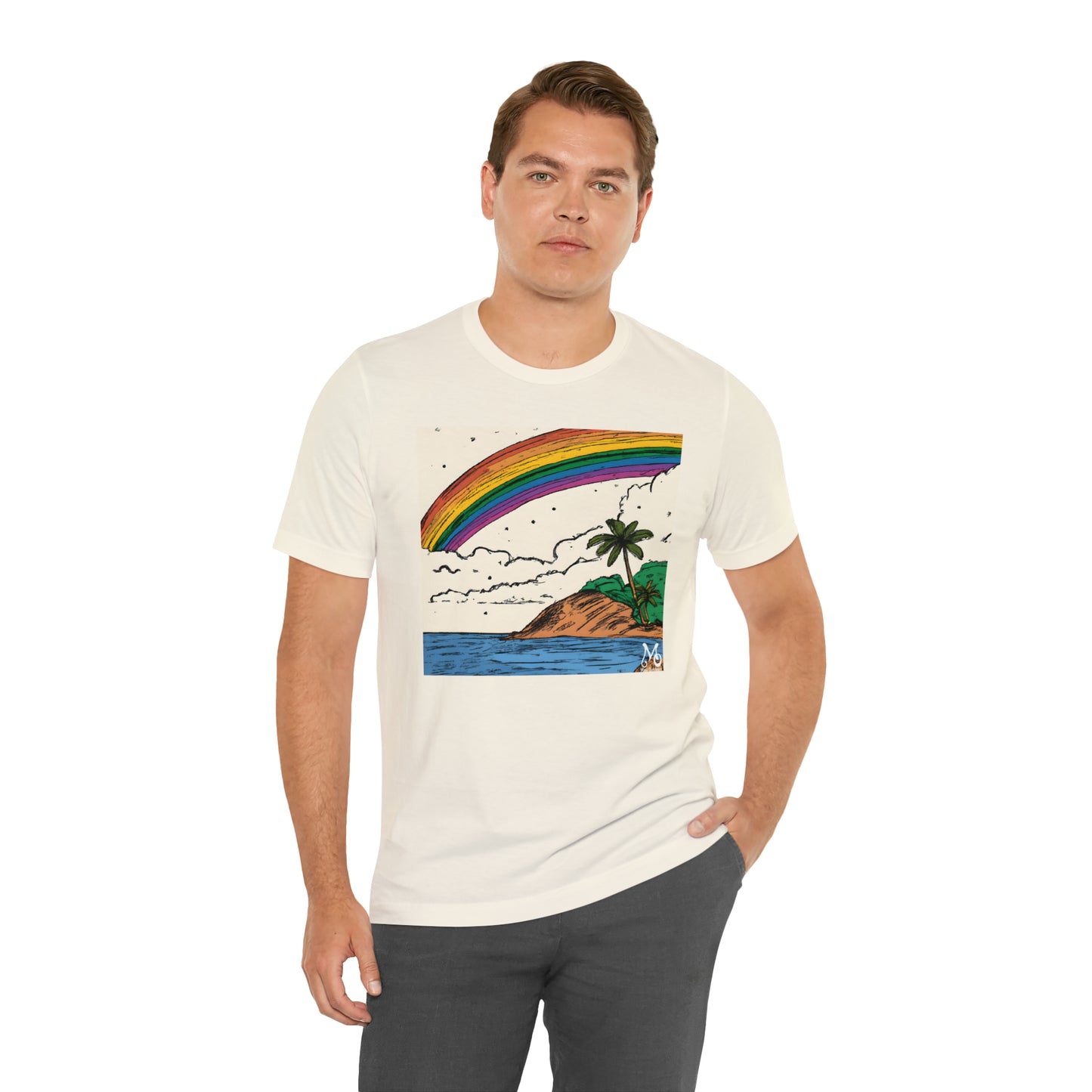 Rainbow Aloha Island - T-shirt