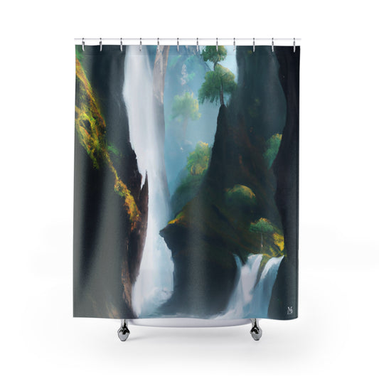 Wailuaʻanupu Falls - Shower Curtain