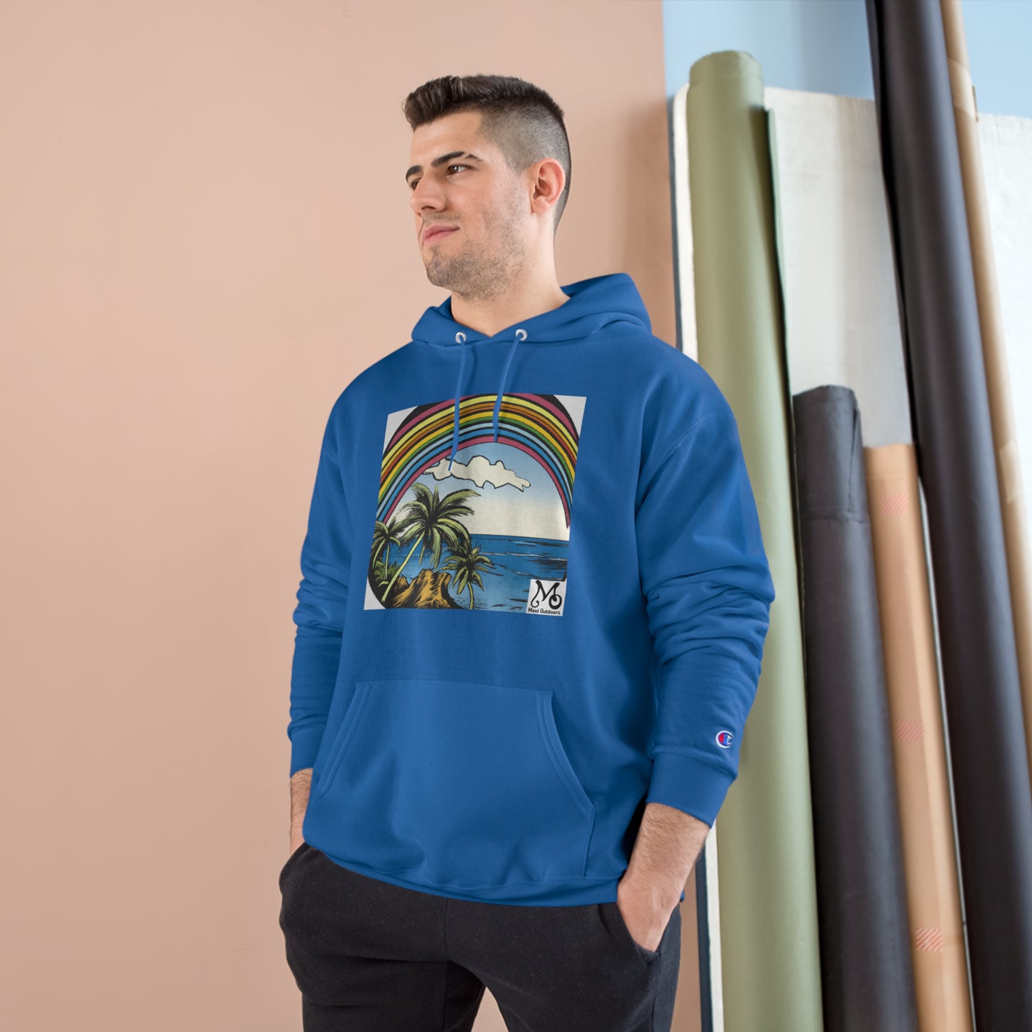 Rainbow Vista Isle II - Champion Hoodie