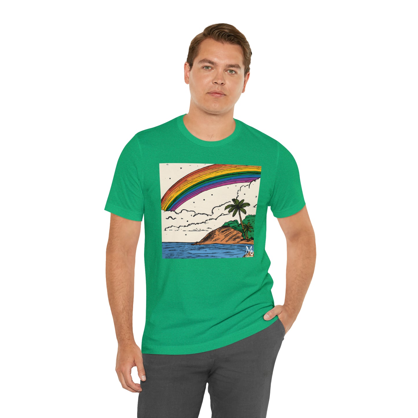 Rainbow Aloha Island - T-shirt