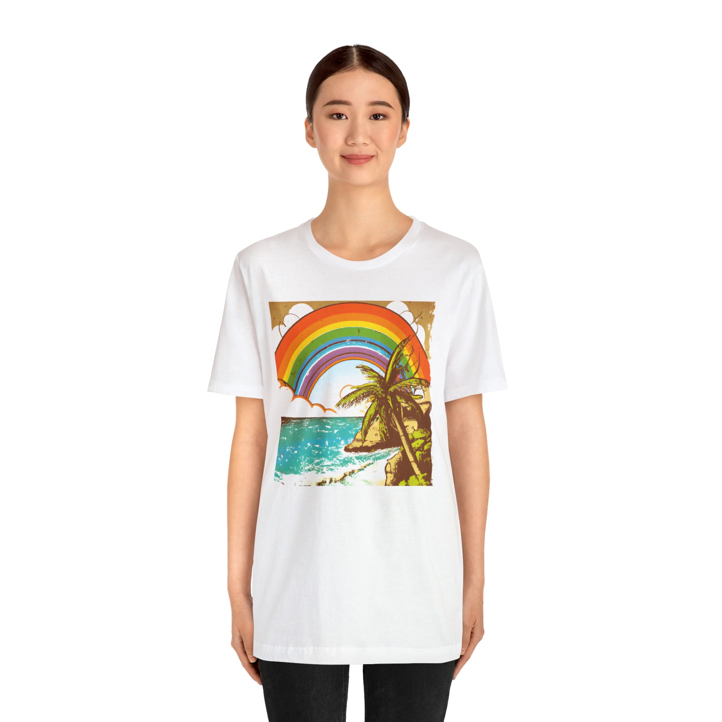 Rainbow Glimmer Island - T-shirt