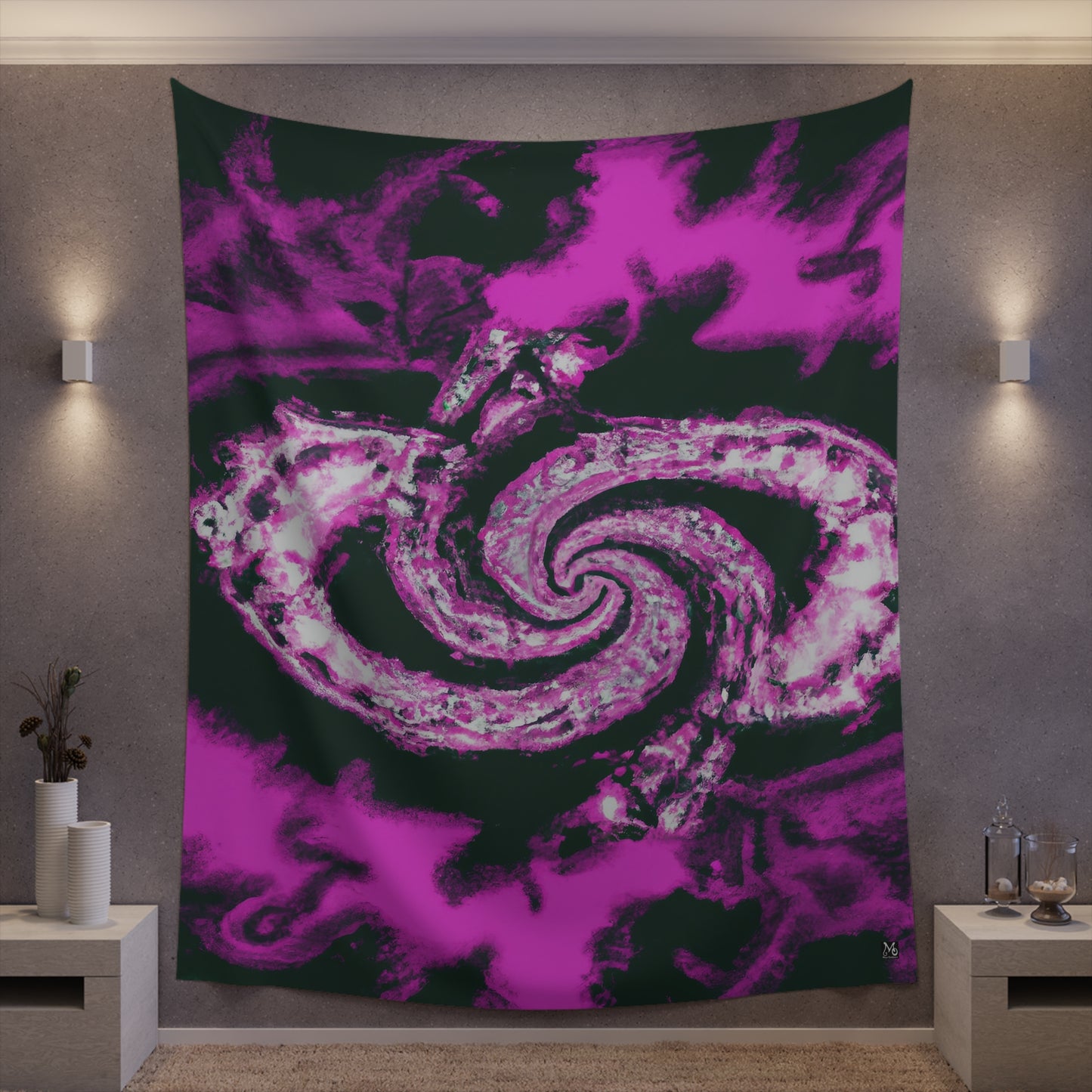 Twisting Vortex Spiral - Tapestry