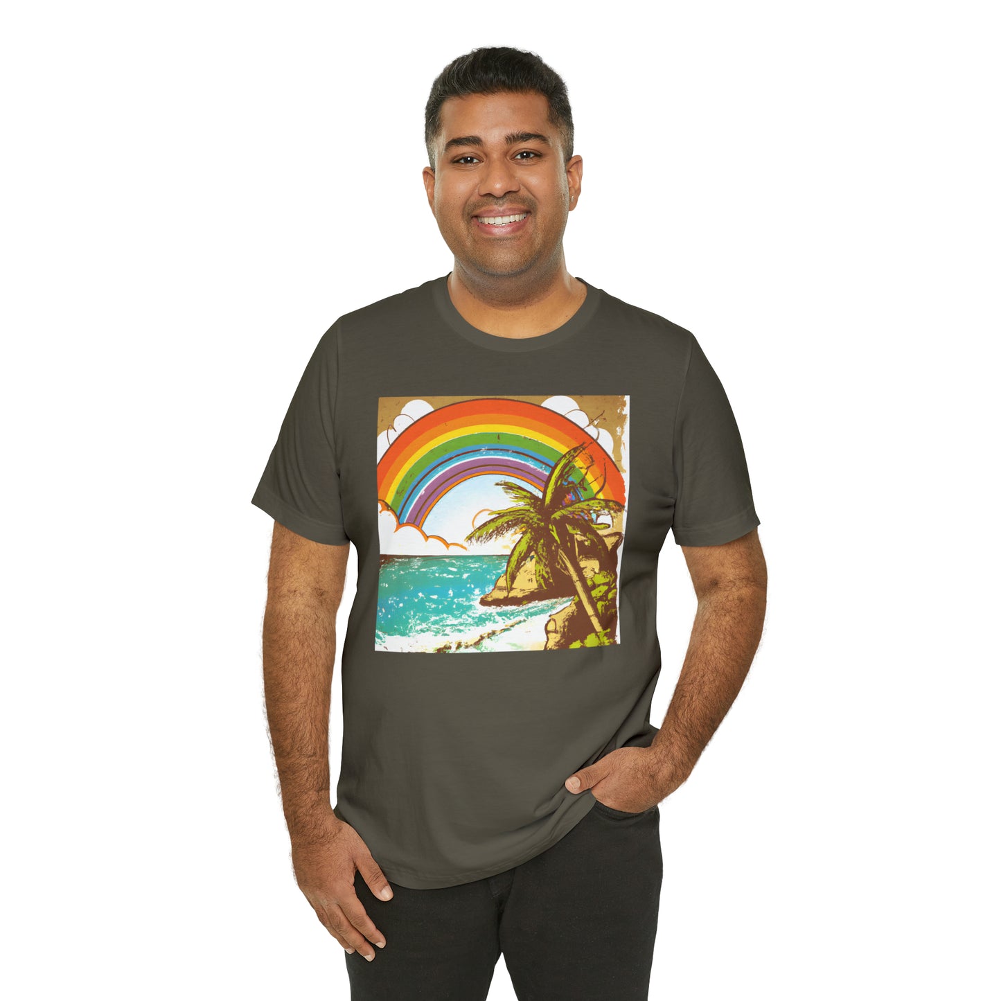 Rainbow Glimmer Island - T-shirt