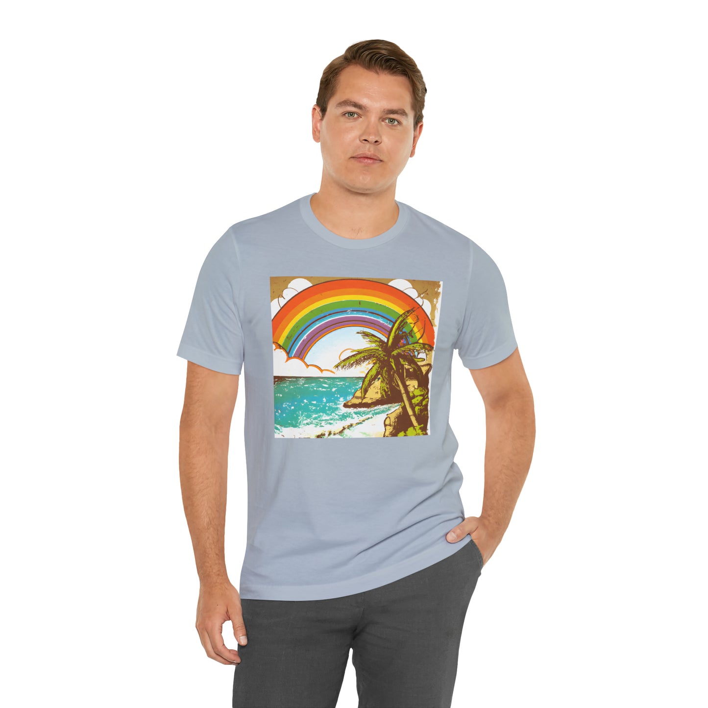 Rainbow Glimmer Island - T-shirt