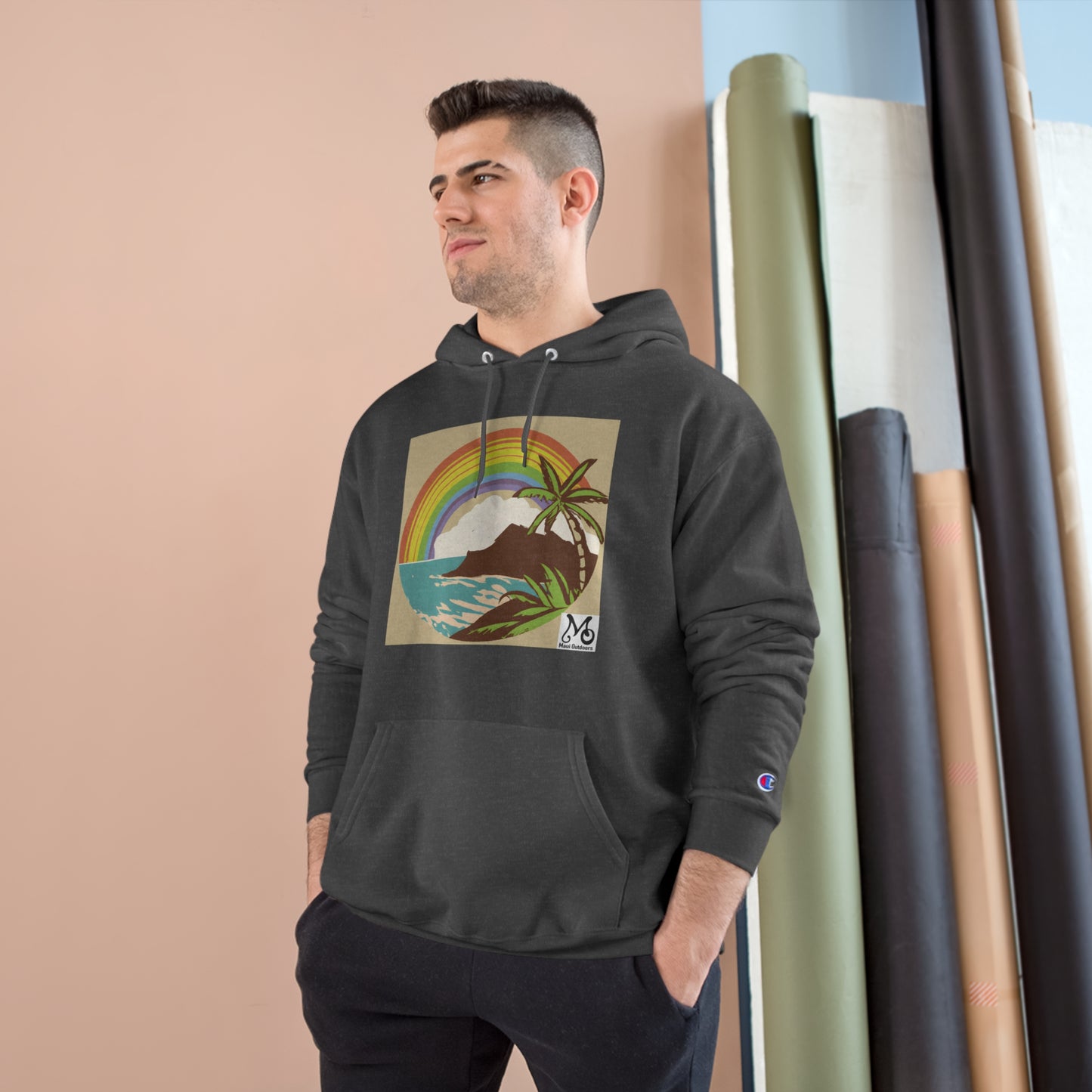 Rainbow Haven - Champion Hoodie