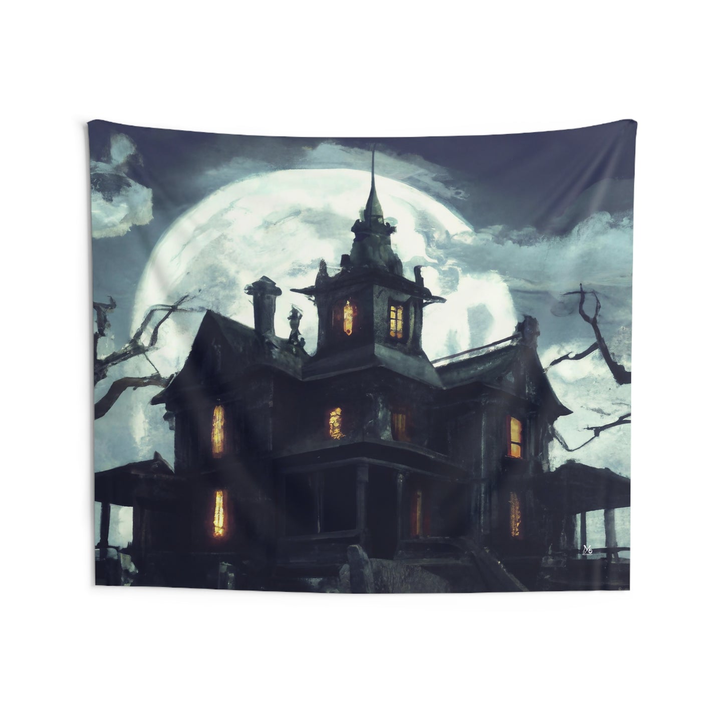 Grimm Manor - Halloween Tapestry