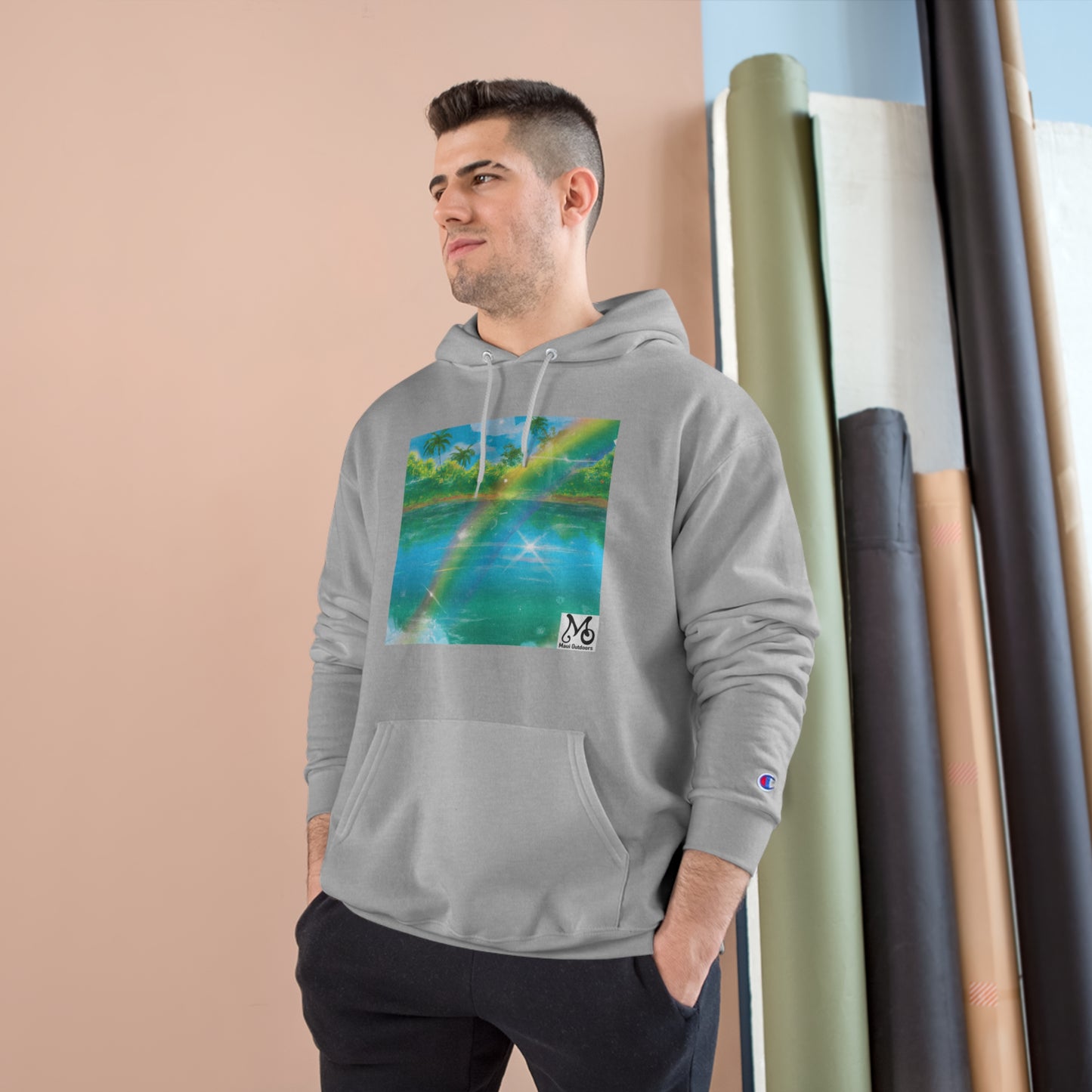 Lush Lagoon Vista - Champion Hoodie