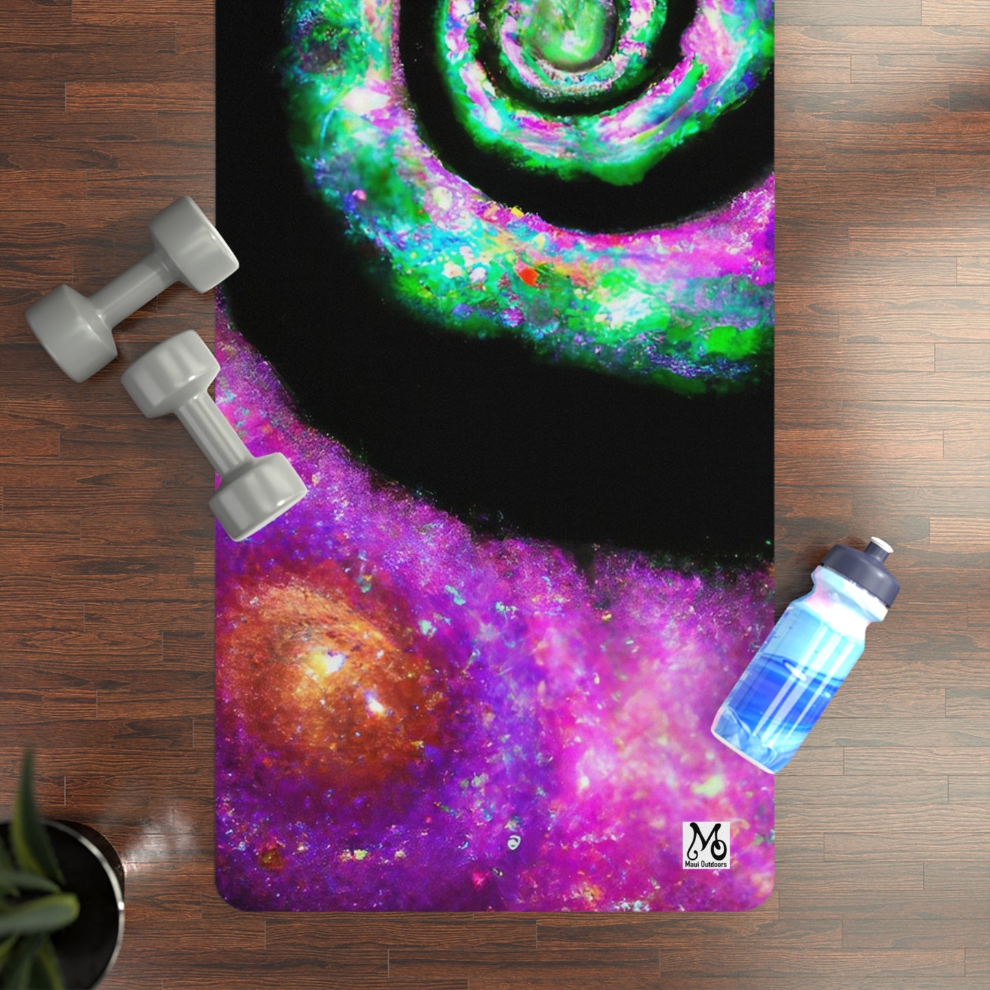 The Whirling Galaxy Portal - Yoga Mat