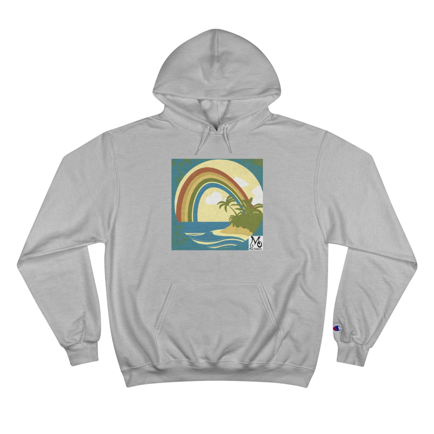 Rainbow Vista Isle - Champion Hoodie