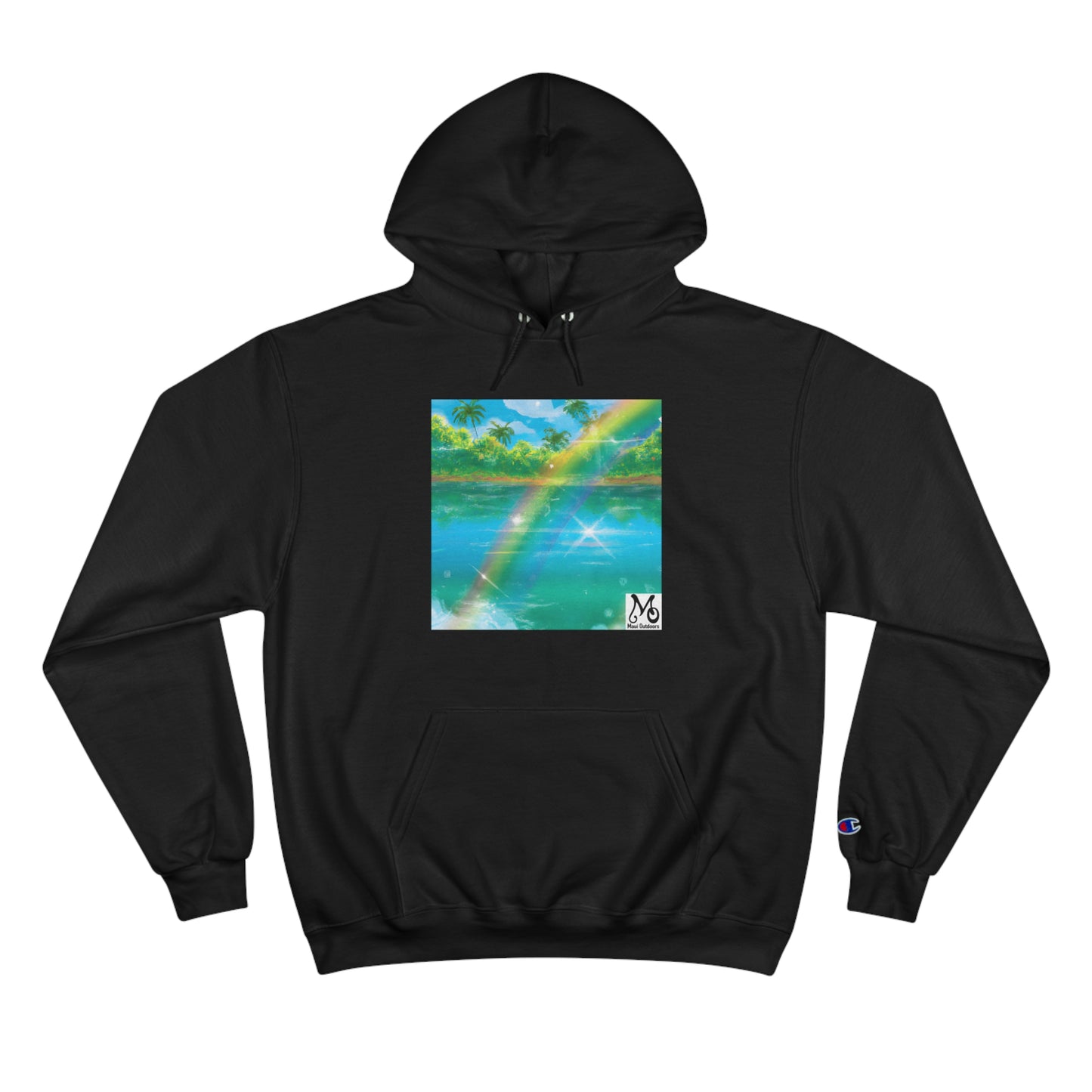 Lush Lagoon Vista - Champion Hoodie