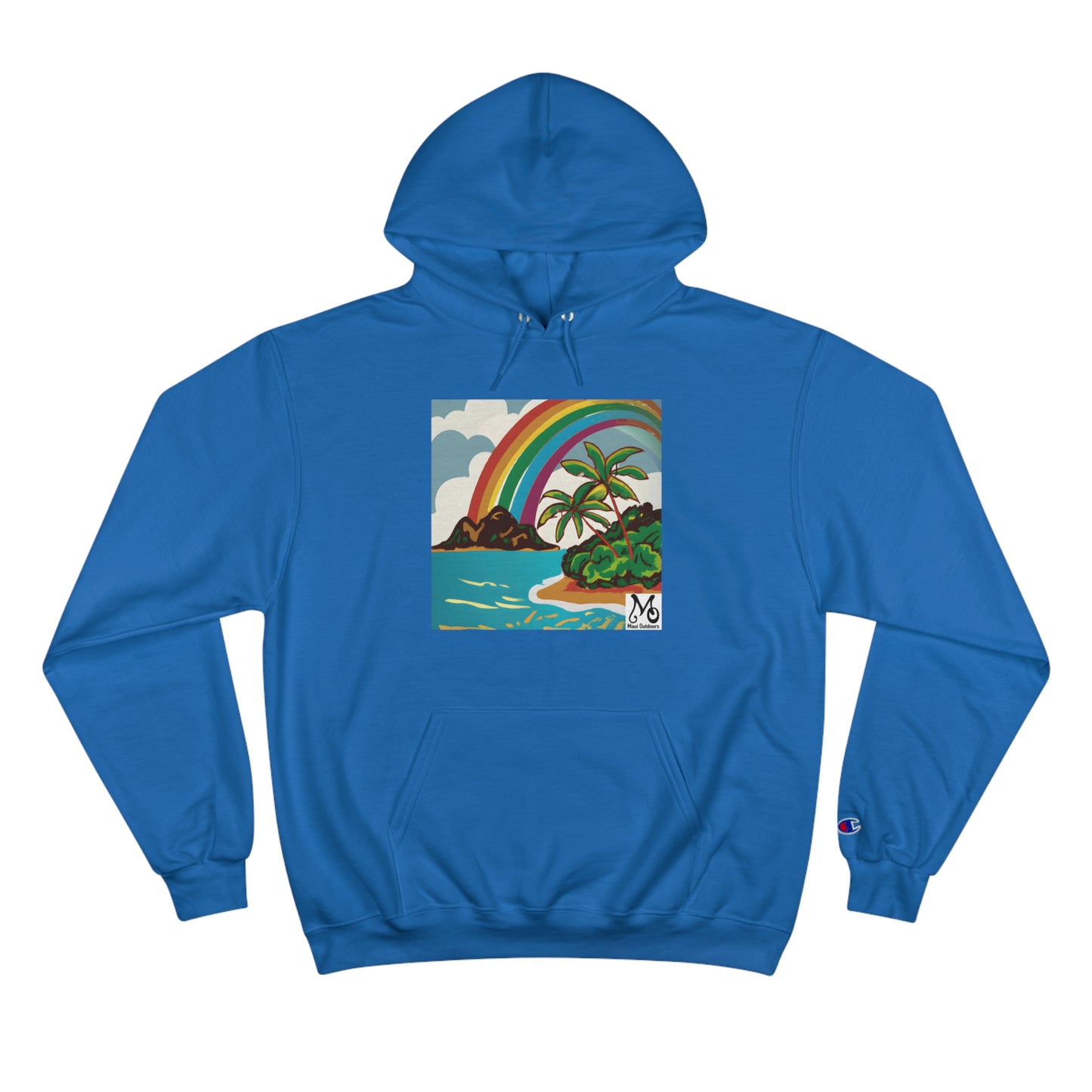 Rainbow Wahiki - Champion Hoodie