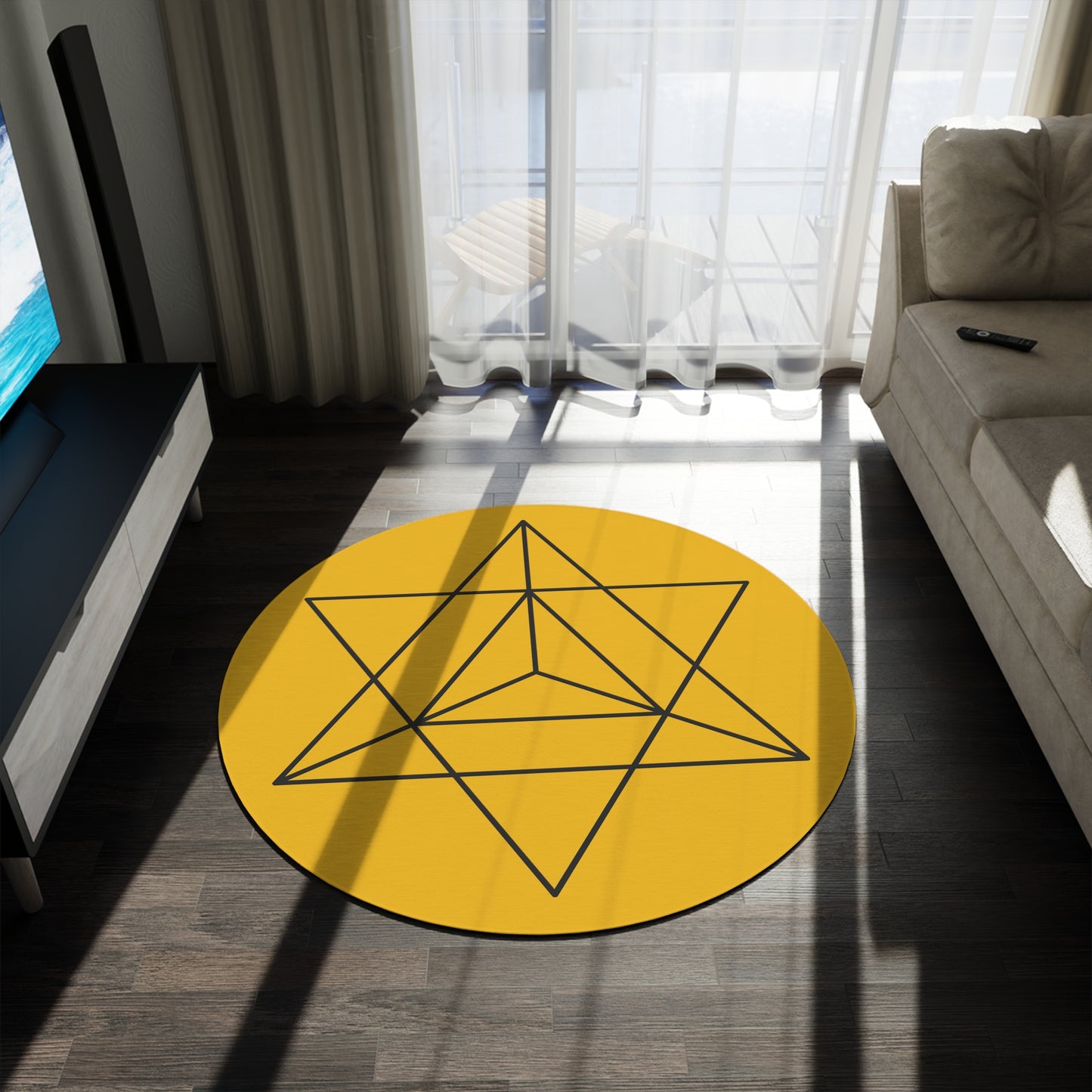 Merkaba II - Round Rug