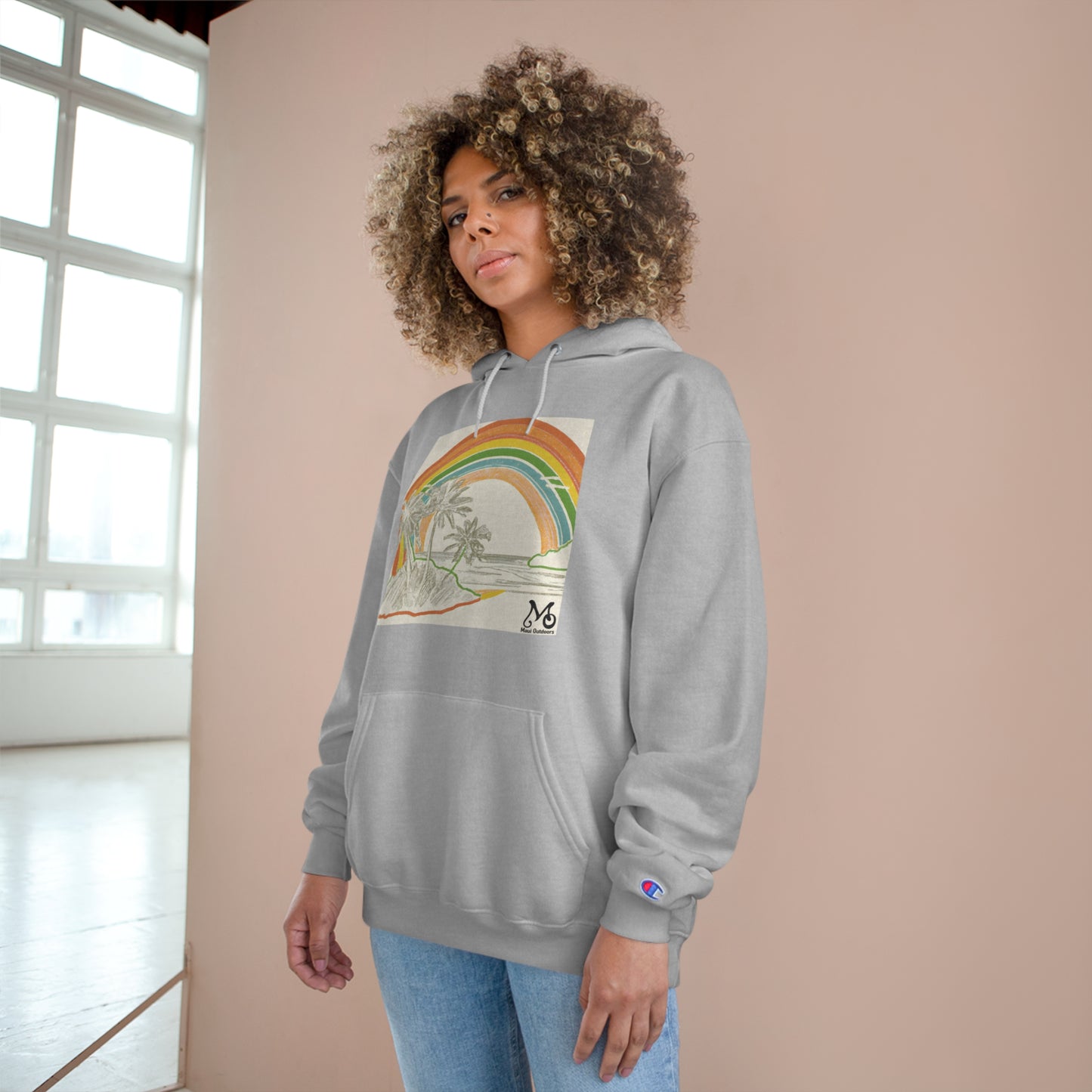 Rainbow Orca - Champion Hoodie