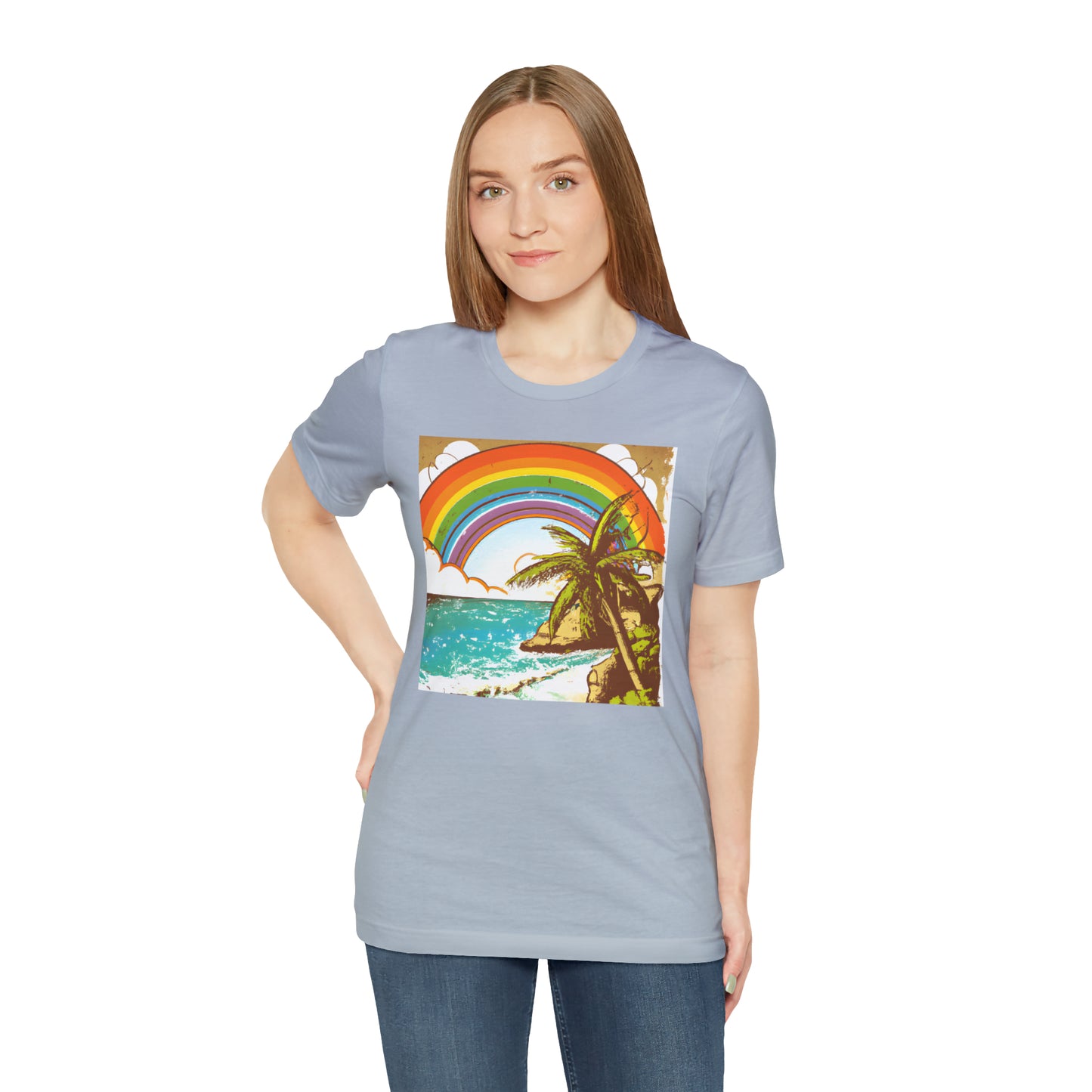 Rainbow Glimmer Island - T-shirt