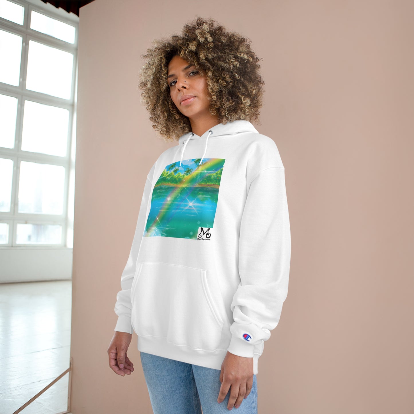 Lush Lagoon Vista - Champion Hoodie