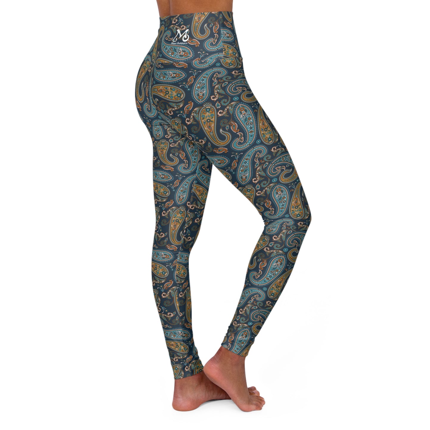 Paisley Perfect I - High Waisted Yoga Leggings