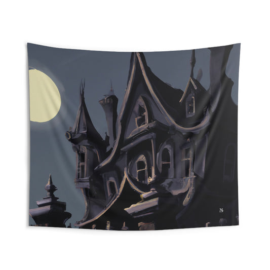 The House of Spectre's Keep - Halloween Tapestry