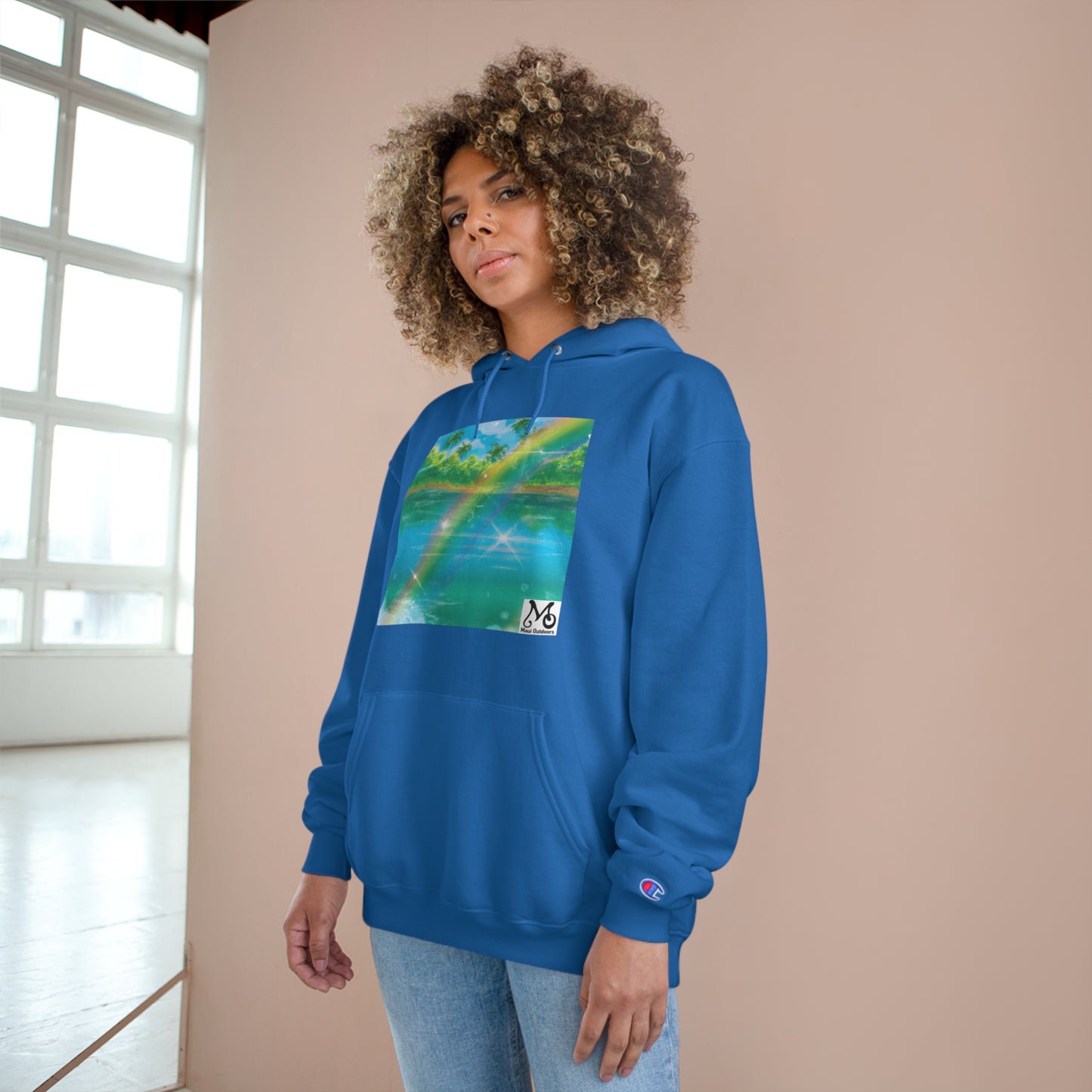 Lush Lagoon Vista - Champion Hoodie