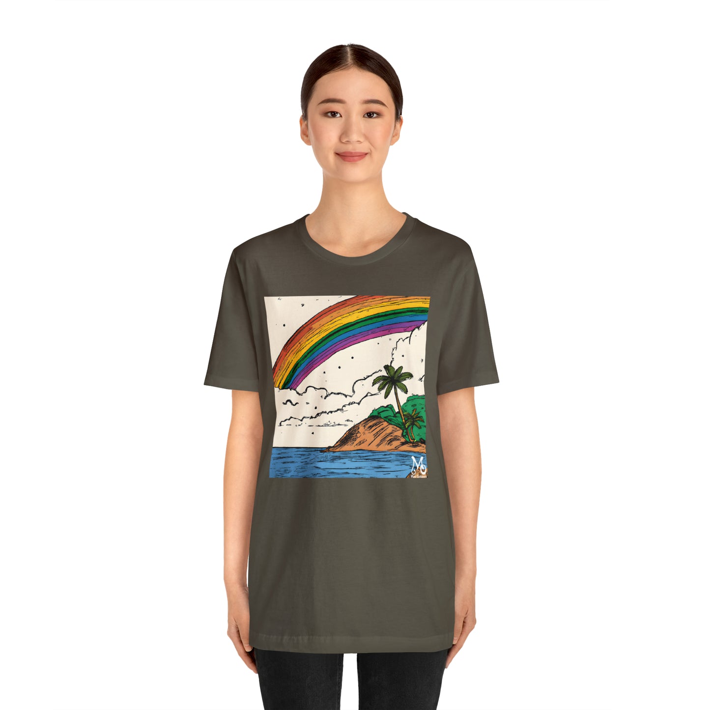 Rainbow Aloha Island - T-shirt