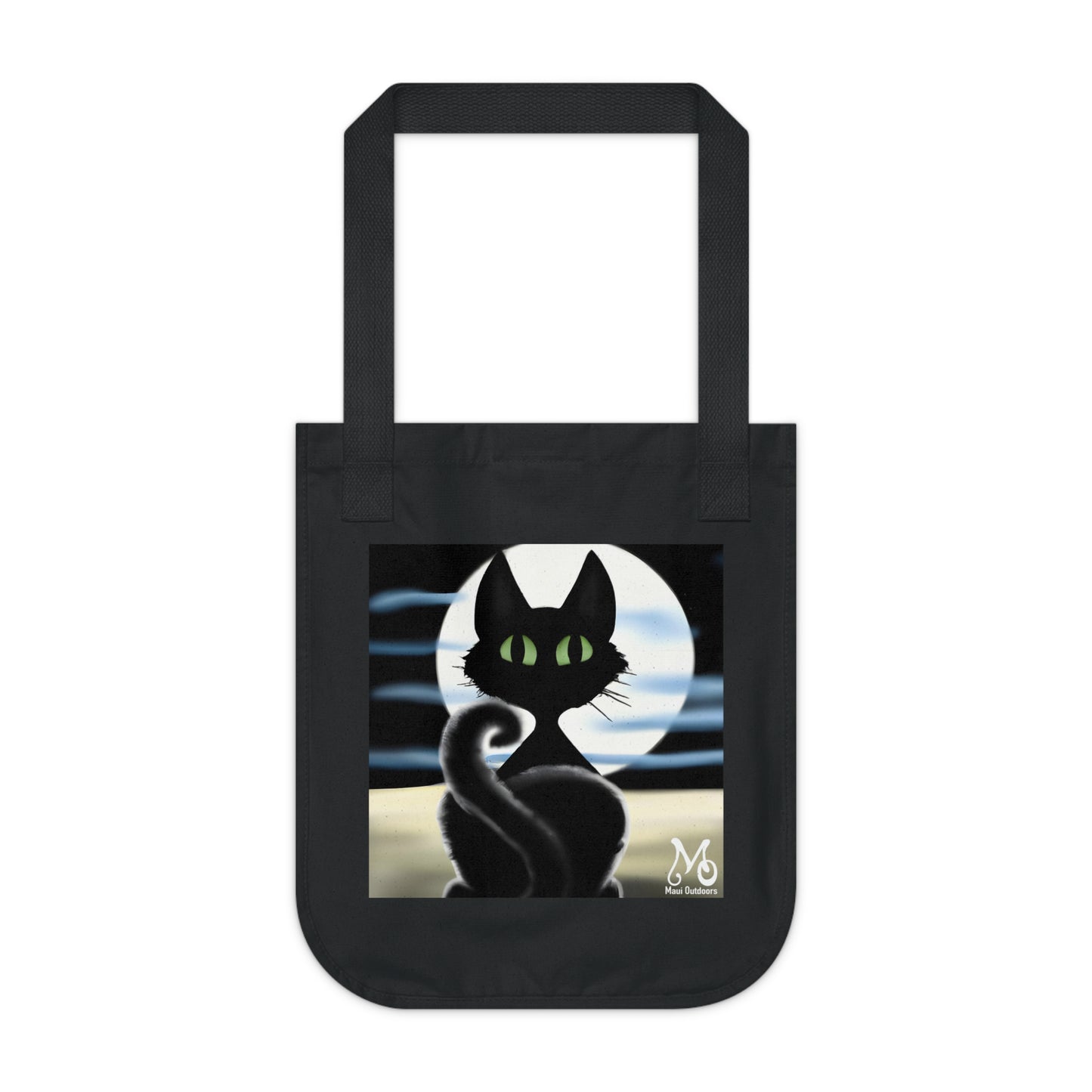 Boo the Black Cat | Organic Canvas Tote Bag