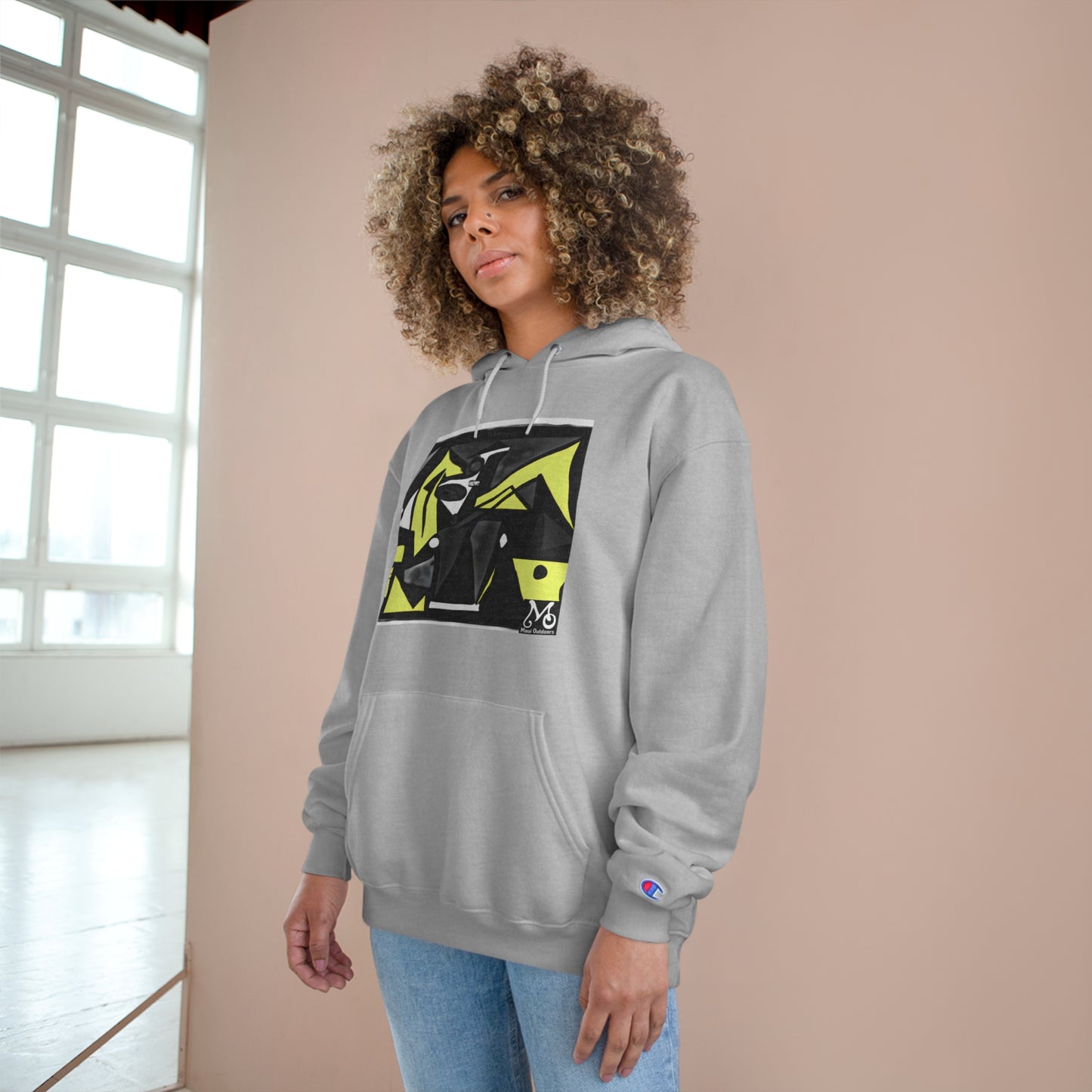 Geometric Splendor - Champion Hoodie