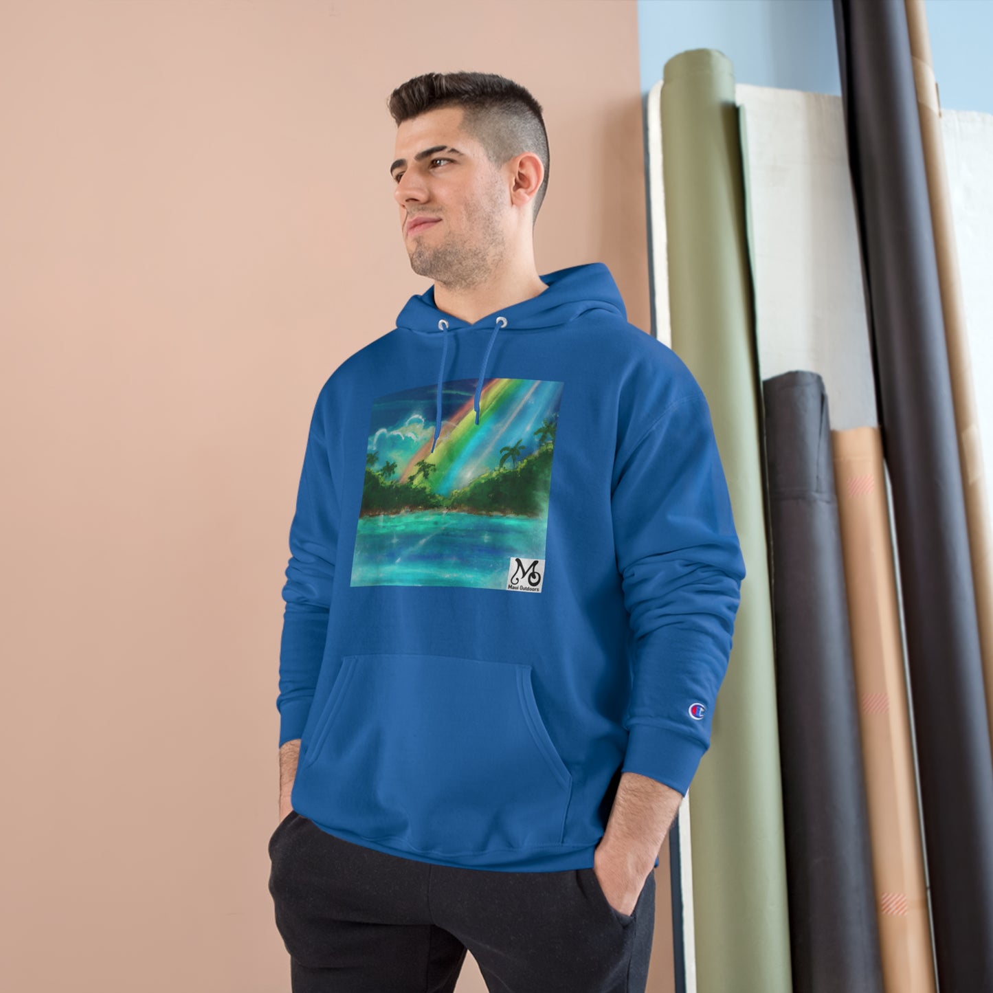 Sunset Cove Island. - Champion Hoodie