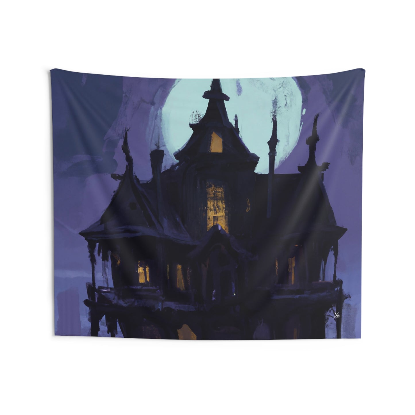 The Spectral Mansion - Halloween Tapestry