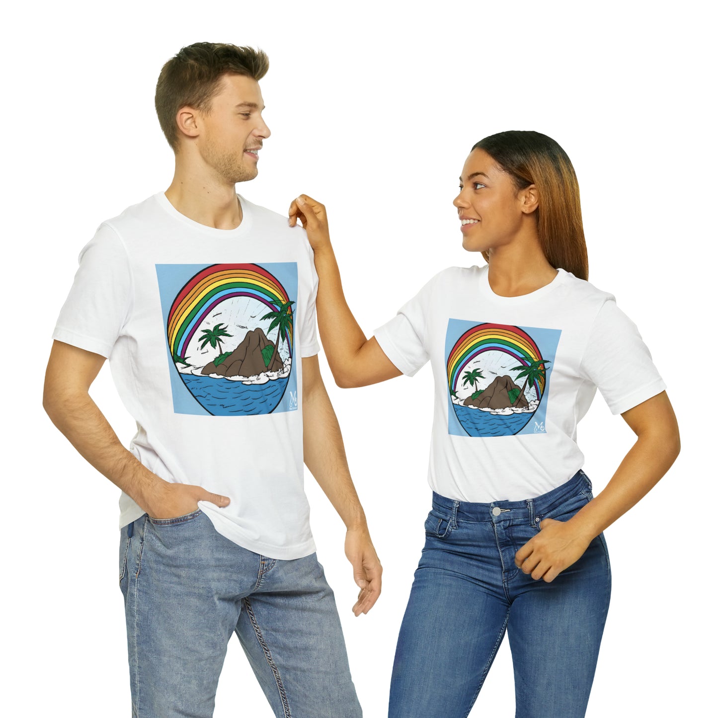 Rainbow Vista Island III - T-shirt