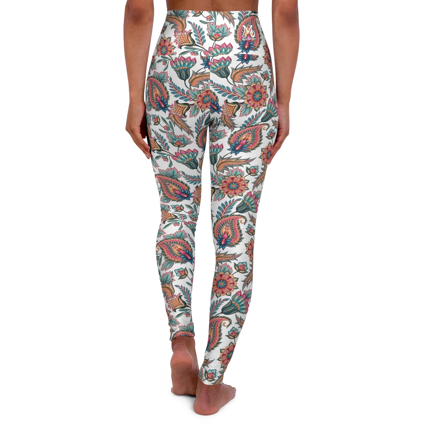 Paisley Perfect III - High Waisted Yoga Leggings