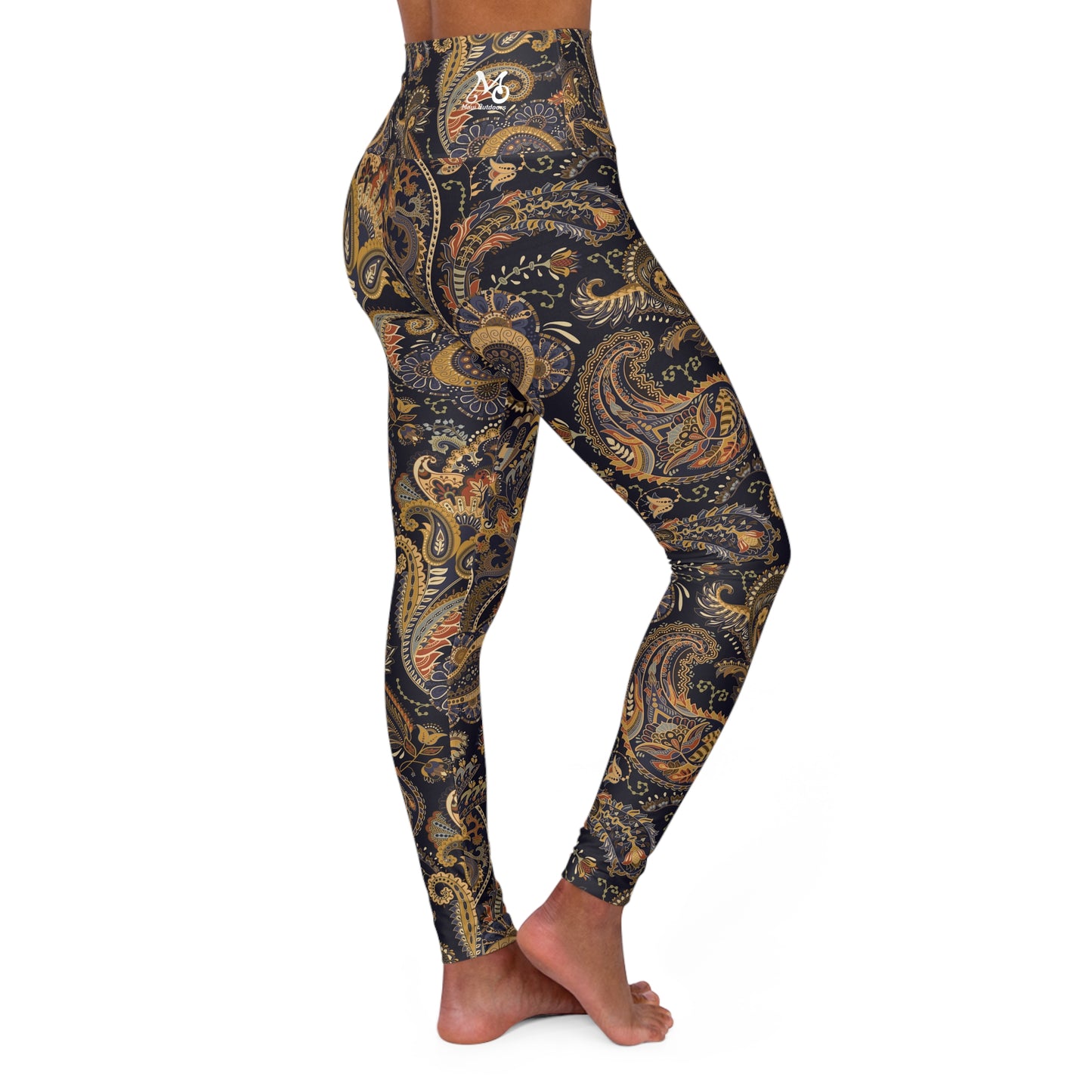 Paisley Perfect - High Waisted Yoga Leggings