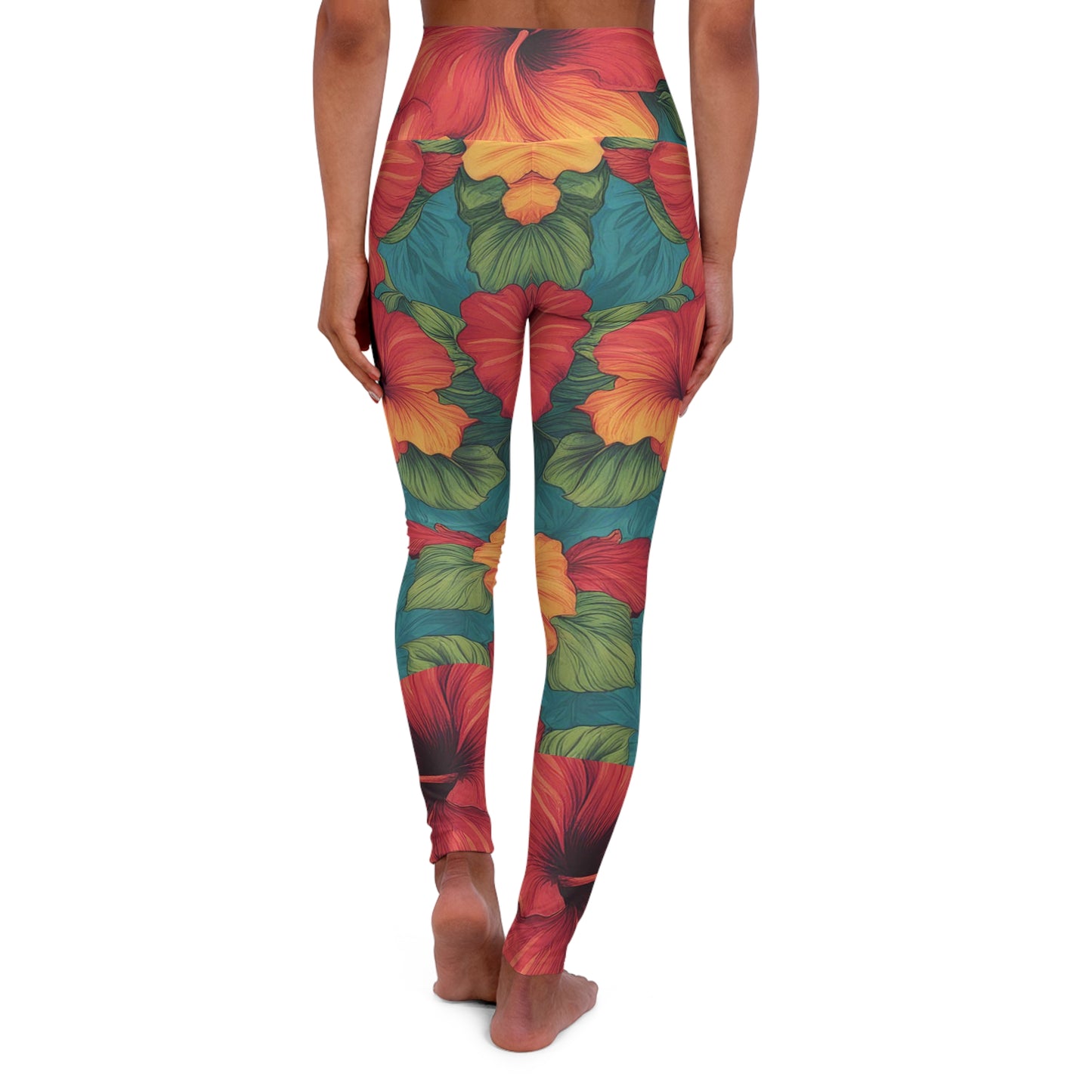 Hibiscus I - Yoga Pants