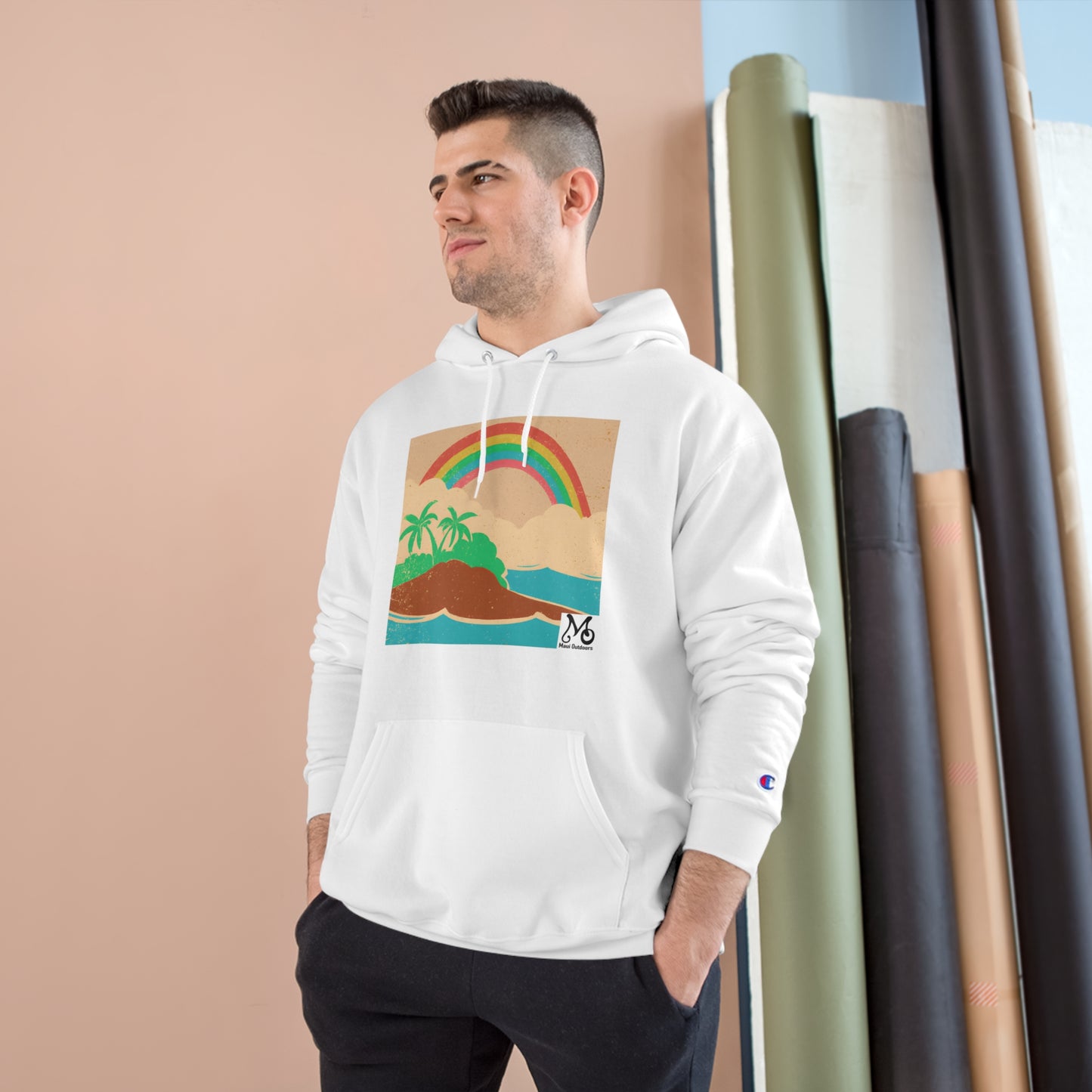 Rainbow Mana Isle - Champion Hoodie