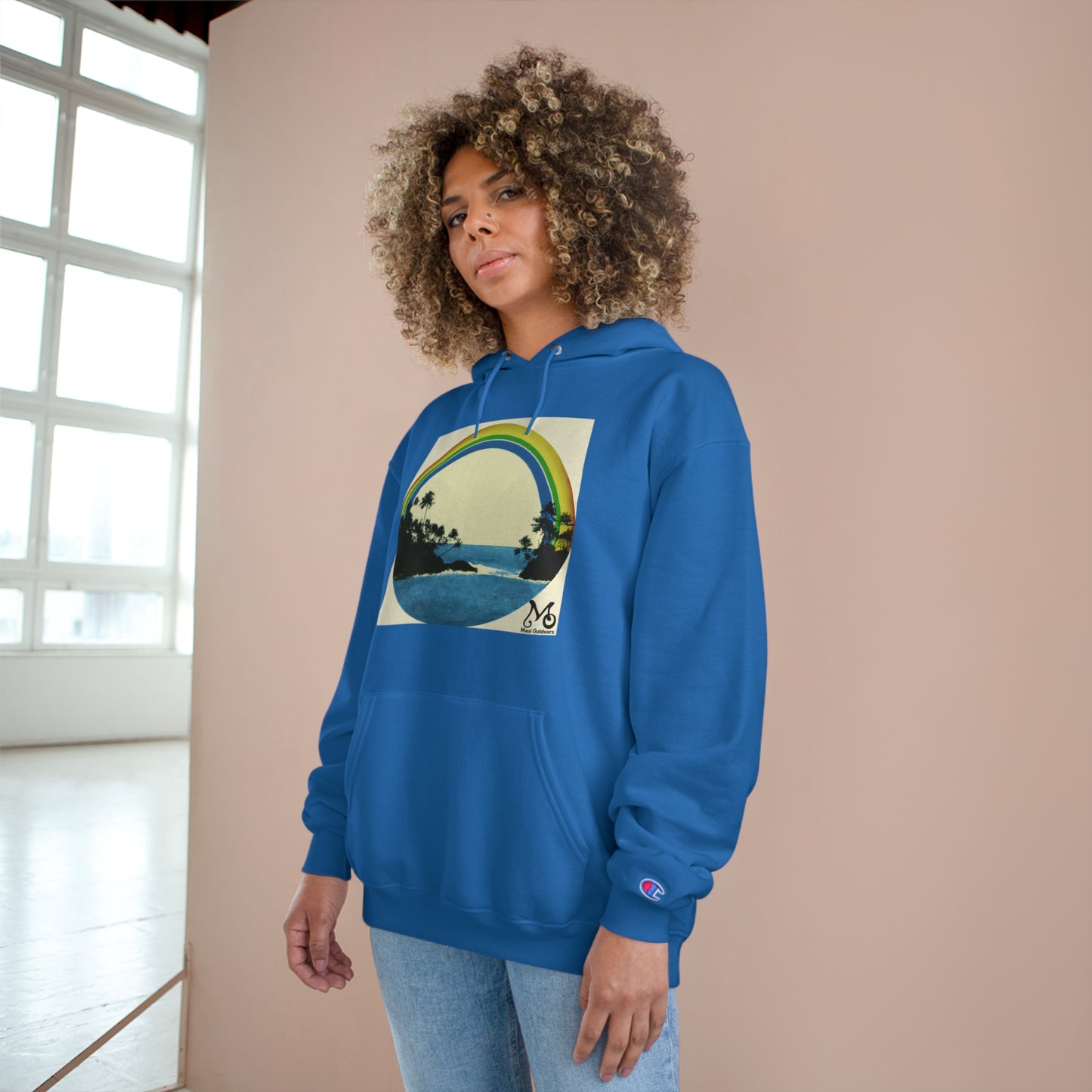 Rainbow Vista Island II - Champion Hoodie