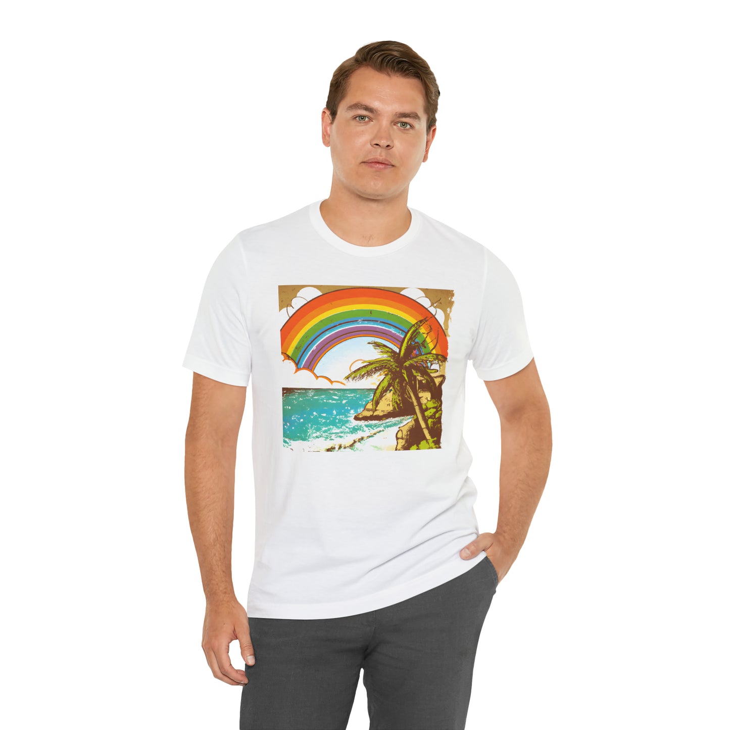 Rainbow Glimmer Island - T-shirt