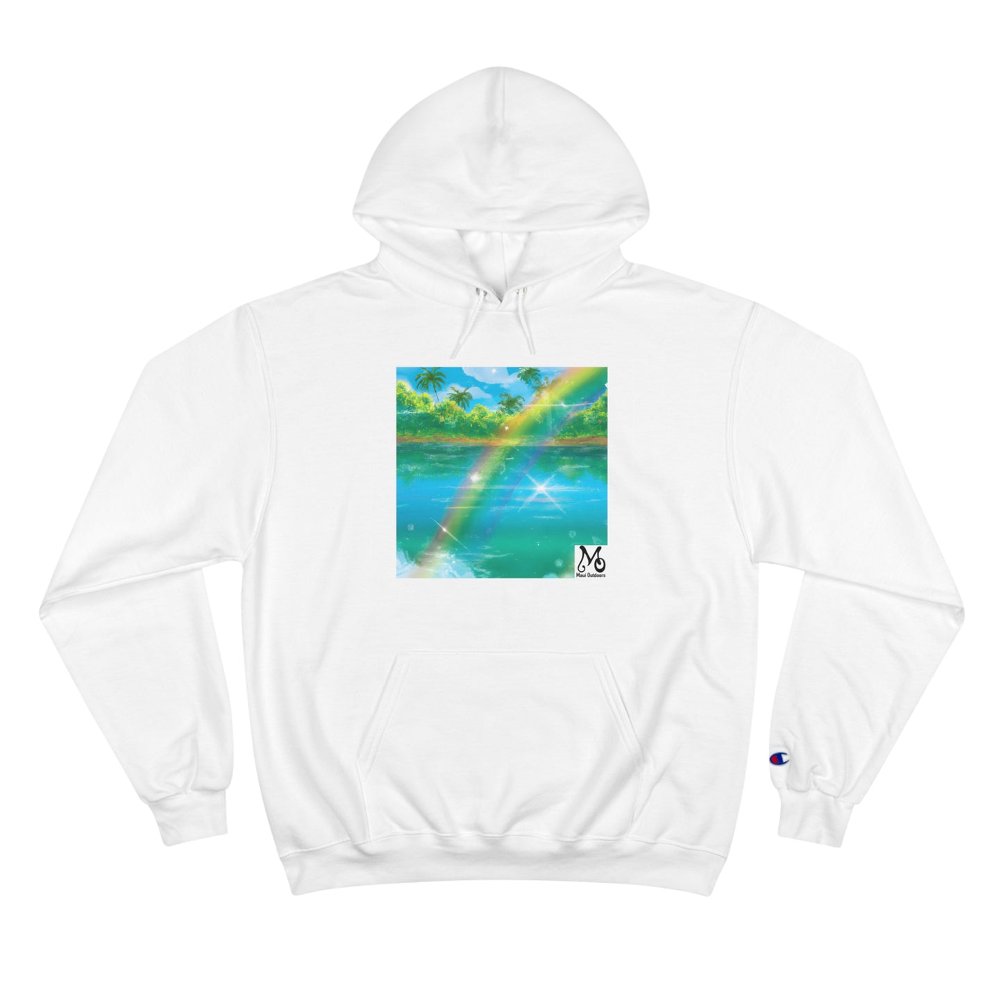 Lush Lagoon Vista - Champion Hoodie