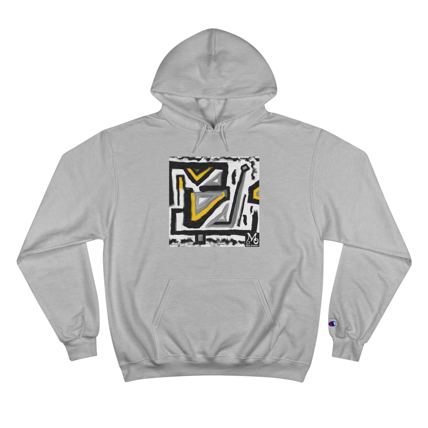 Interwoven Labyrinth of Color - Champion Hoodie