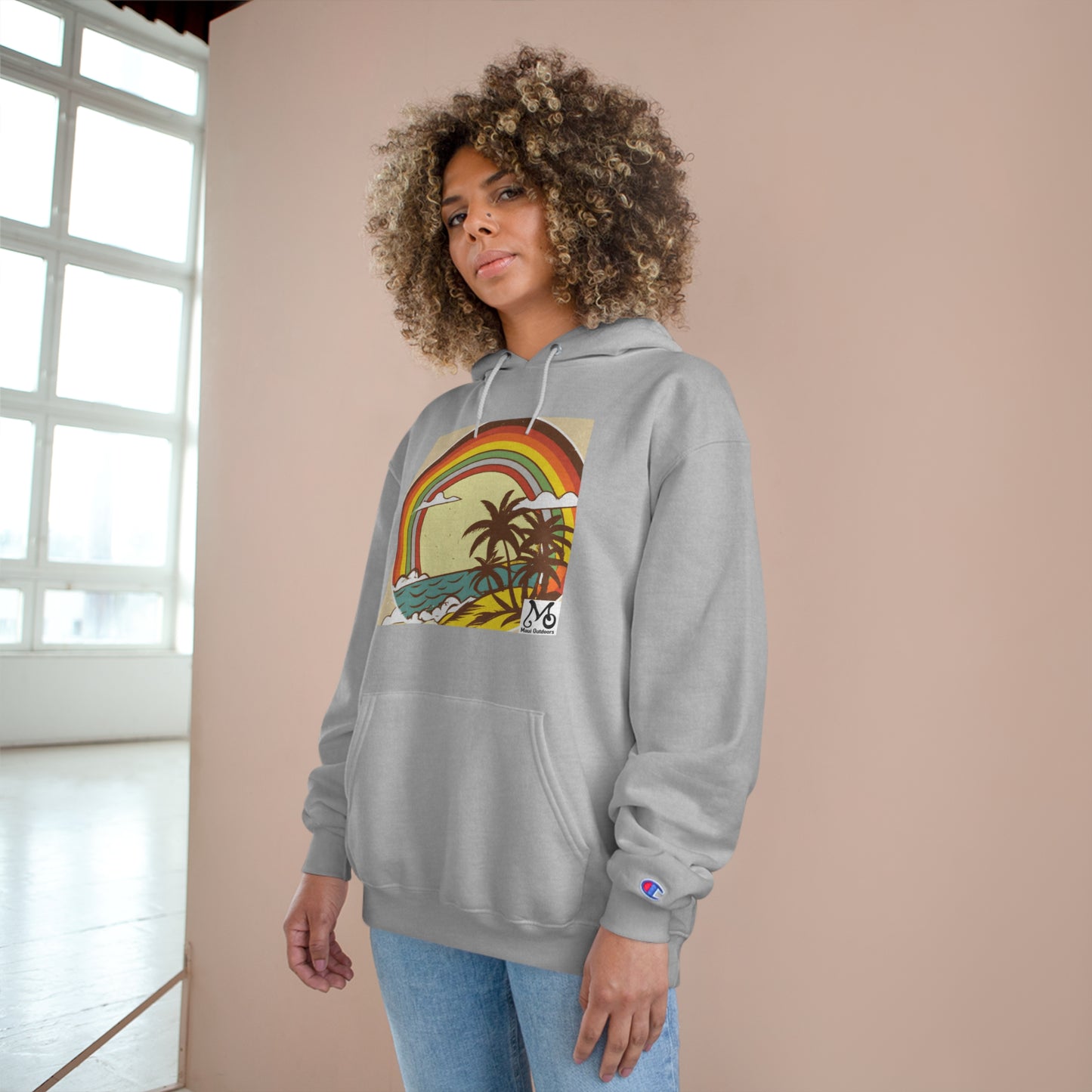 Rainbow Vista Island - Champion Hoodie