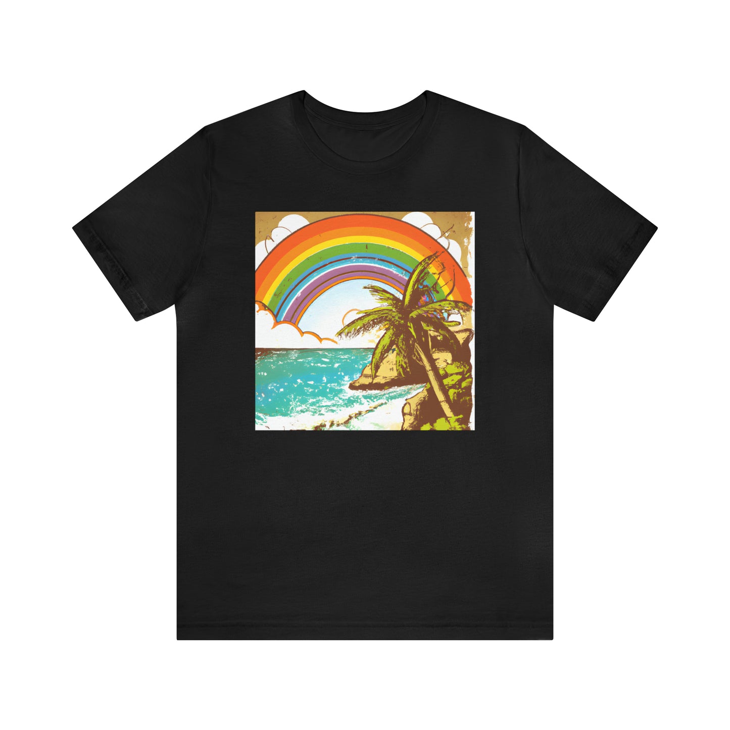 Rainbow Glimmer Island - T-shirt