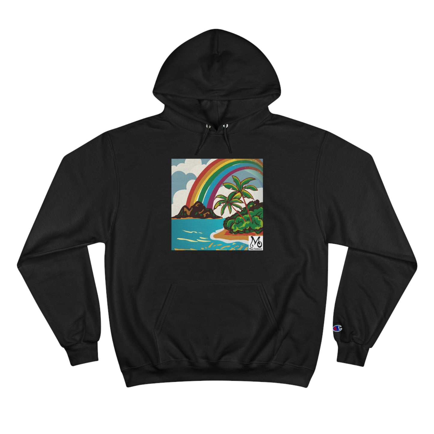 Rainbow Wahiki - Champion Hoodie